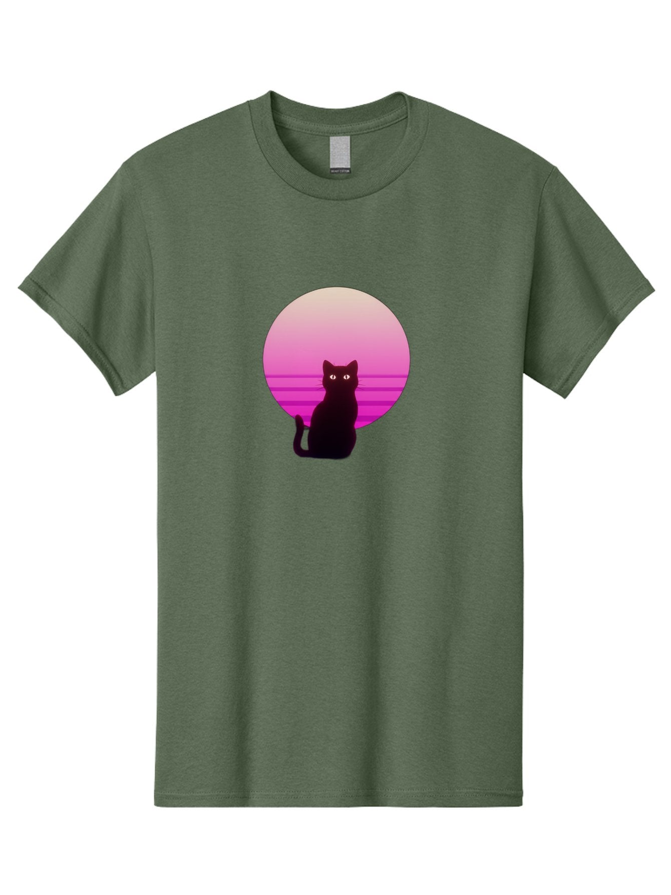 Cat-Silhouette Men'S Graphic Tee, 100% Cotton, Comfortable Casual Summer Wear, Machine Washable, Vintage Camera, Old Camera, Antique Camera, Black Camera, Classic Photography, Photography Equipment, Nostalgic Device, Film Camera, Camera Art Bai645 14