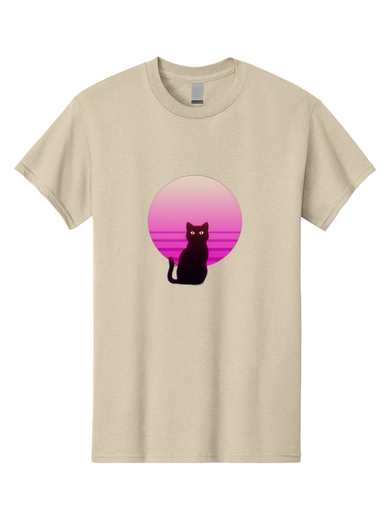 Cat-Silhouette Men'S Graphic Tee, 100% Cotton, Comfortable Casual Summer Wear, Machine Washable, Vintage Camera, Old Camera, Antique Camera, Black Camera, Classic Photography, Photography Equipment, Nostalgic Device, Film Camera, Camera Art Bai645