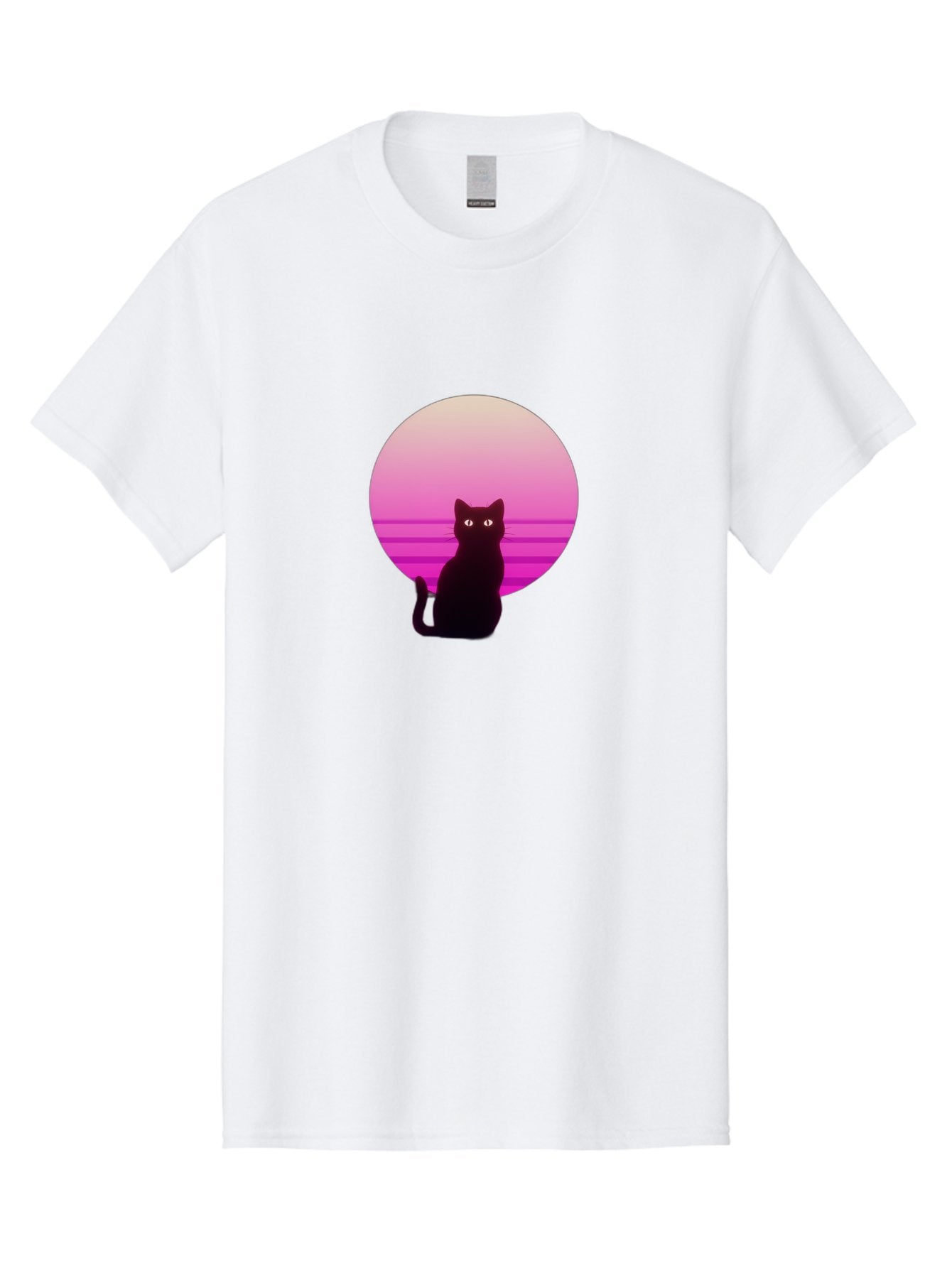 Cat-Silhouette Men'S Graphic Tee, 100% Cotton, Comfortable Casual Summer Wear, Machine Washable, Vintage Camera, Old Camera, Antique Camera, Black Camera, Classic Photography, Photography Equipment, Nostalgic Device, Film Camera, Camera Art Bai645 3