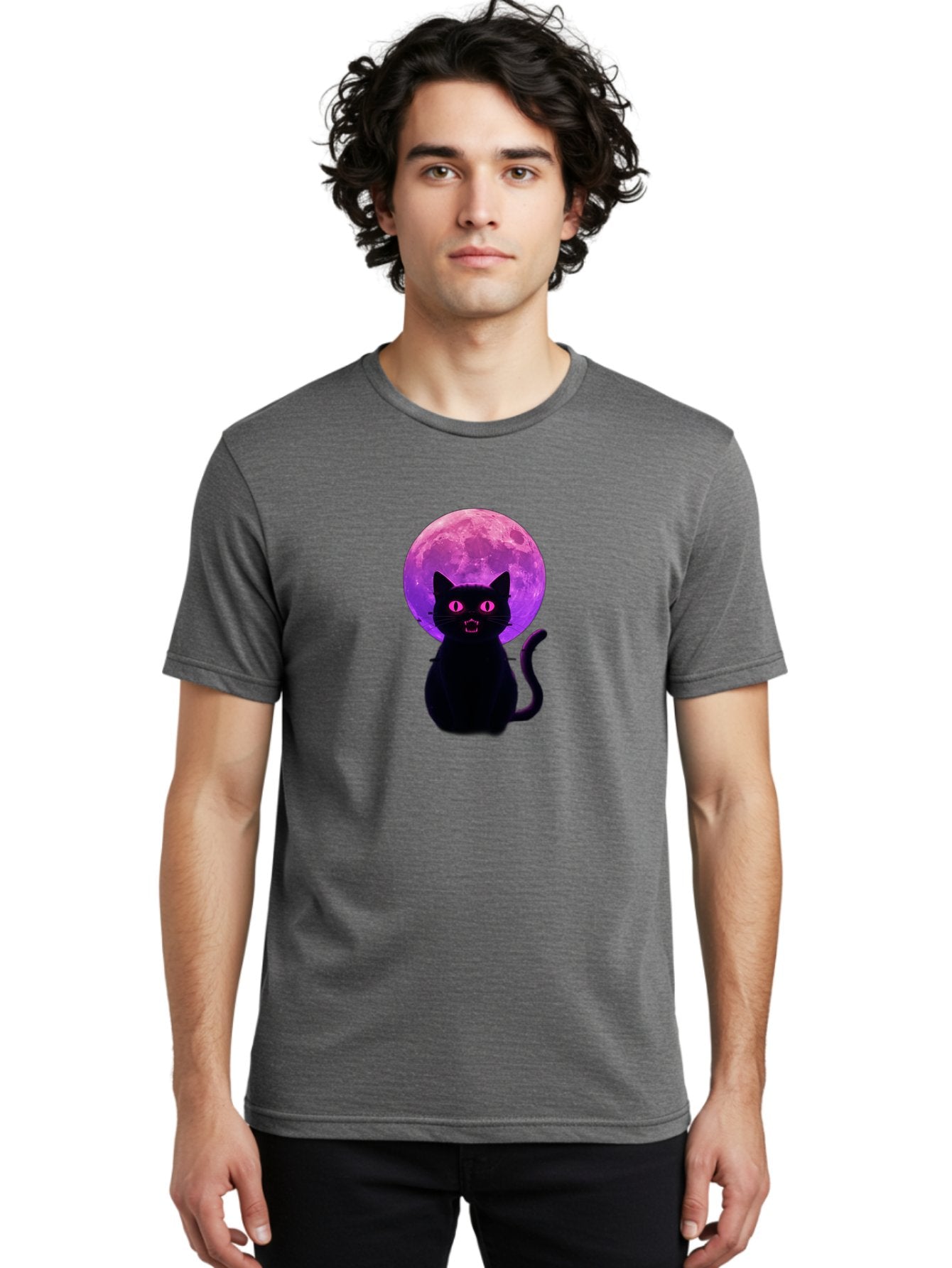 Cat-Under-Purple-Moon Men'S Graphic Tee, 100% Cotton, Comfortable Casual Summer Wear, Machine Washable, Vintage Camera, Old Camera, Antique Camera, Black Camera, Classic Photography, Photography Equipment, Nostalgic Device, Film Camera, Bai647 26