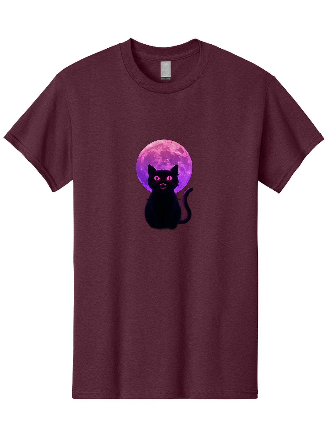 Cat-Under-Purple-Moon Men'S Graphic Tee, 100% Cotton, Comfortable Casual Summer Wear, Machine Washable, Vintage Camera, Old Camera, Antique Camera, Black Camera, Classic Photography, Photography Equipment, Nostalgic Device, Film Camera, Bai647