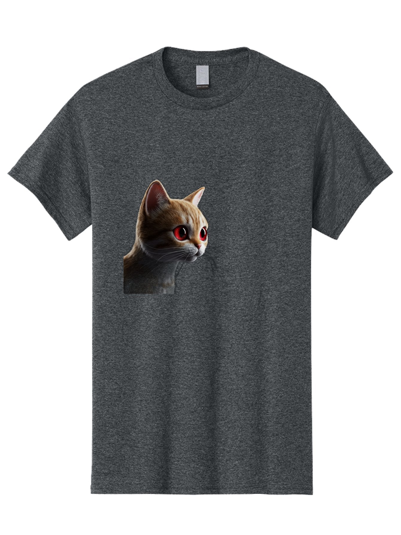 Cat-With-Red-Eyes Men'S Graphic Tee, 100% Cotton, Comfortable Casual Summer Wear, Machine Washable, Vintage Camera, Old Camera, Antique Camera, Black Camera, Classic Photography, Photography Equipment, Nostalgic Device, Film Camera, Camera Art Bai649