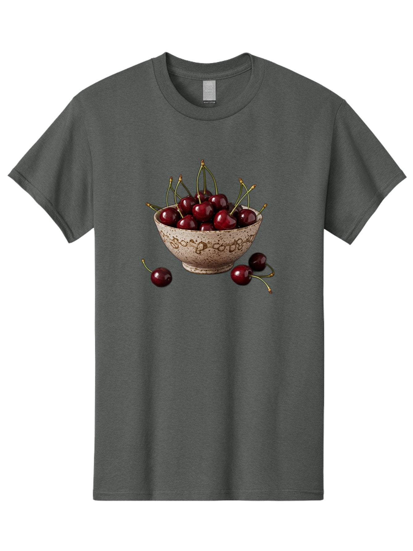 Ceramic-Bowl-Of-Cherries Men'S Graphic Tee, 100% Cotton, Comfortable Casual Summer Wear, Machine Washable, Vintage Camera, Old Camera, Antique Camera, Black Camera, Classic Photography, Photography Equipment, Nostalgic Device, Film Camera, Bai651 8