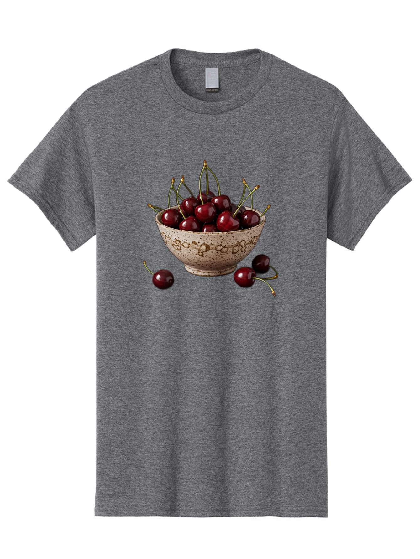 Ceramic-Bowl-Of-Cherries Men'S Graphic Tee, 100% Cotton, Comfortable Casual Summer Wear, Machine Washable, Vintage Camera, Old Camera, Antique Camera, Black Camera, Classic Photography, Photography Equipment, Nostalgic Device, Film Camera, Bai651 4