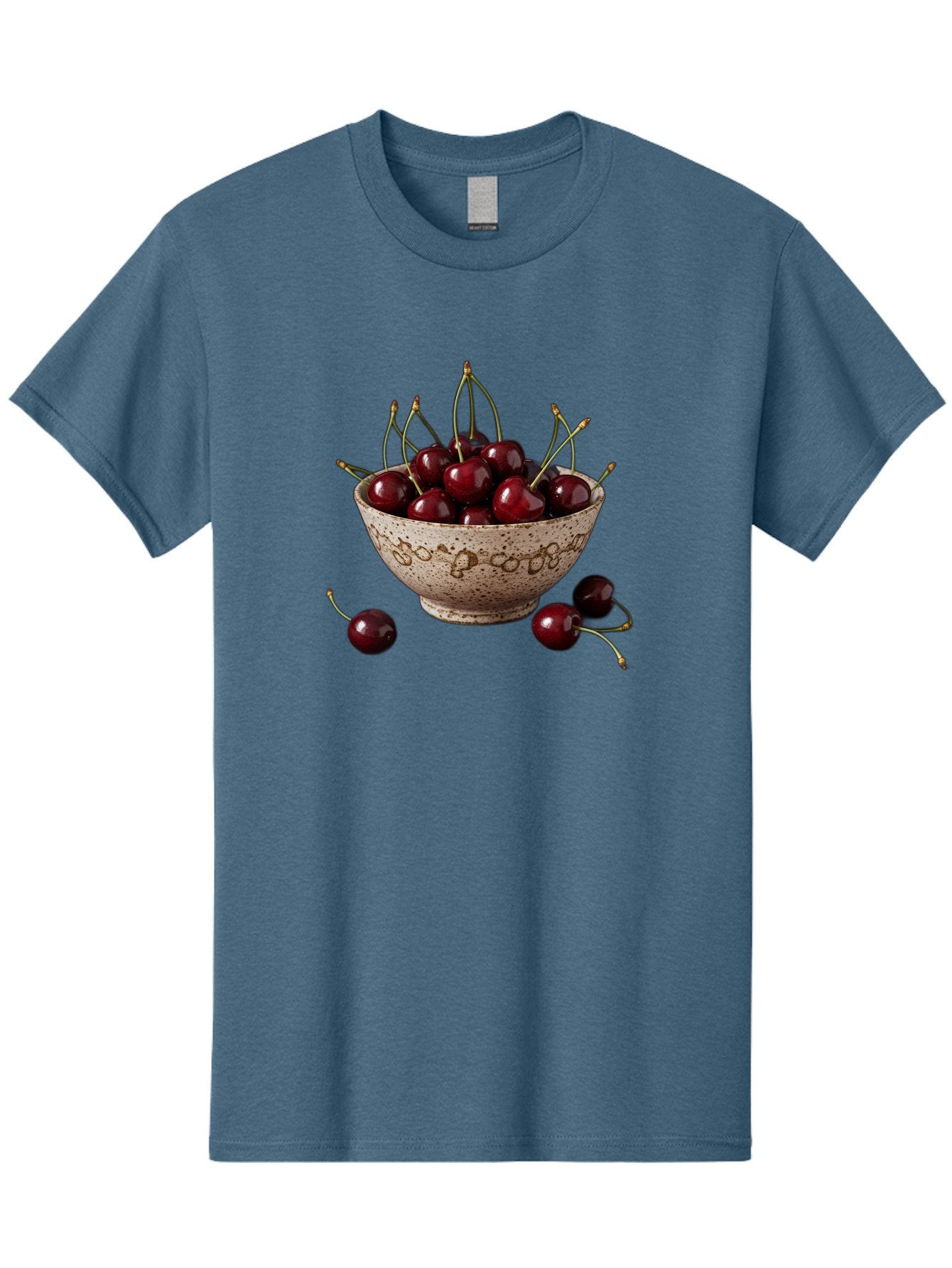 Ceramic-Bowl-Of-Cherries Men'S Graphic Tee, 100% Cotton, Comfortable Casual Summer Wear, Machine Washable, Vintage Camera, Old Camera, Antique Camera, Black Camera, Classic Photography, Photography Equipment, Nostalgic Device, Film Camera, Bai651 6