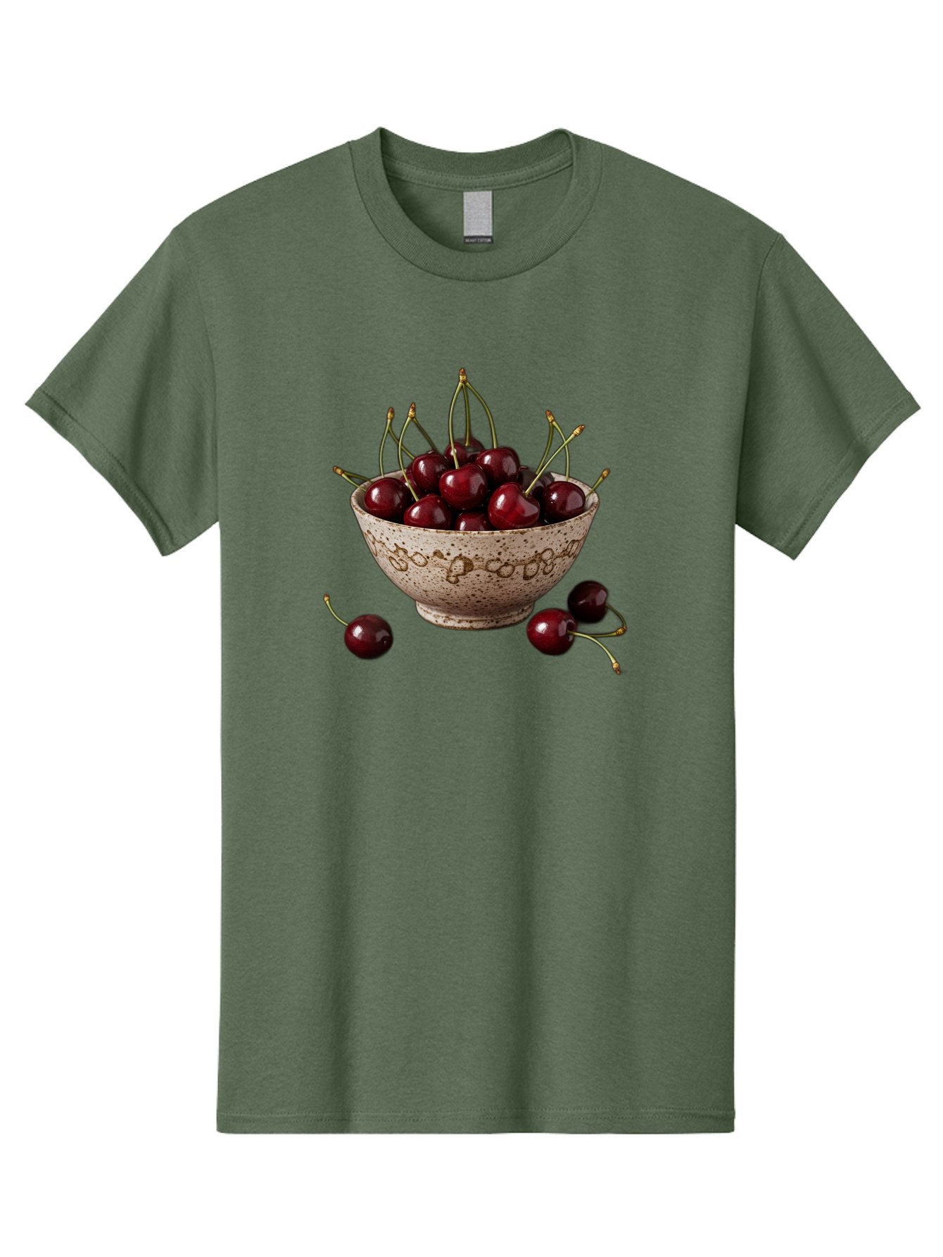 Ceramic-Bowl-Of-Cherries Men'S Graphic Tee, 100% Cotton, Comfortable Casual Summer Wear, Machine Washable, Vintage Camera, Old Camera, Antique Camera, Black Camera, Classic Photography, Photography Equipment, Nostalgic Device, Film Camera, Bai651 9