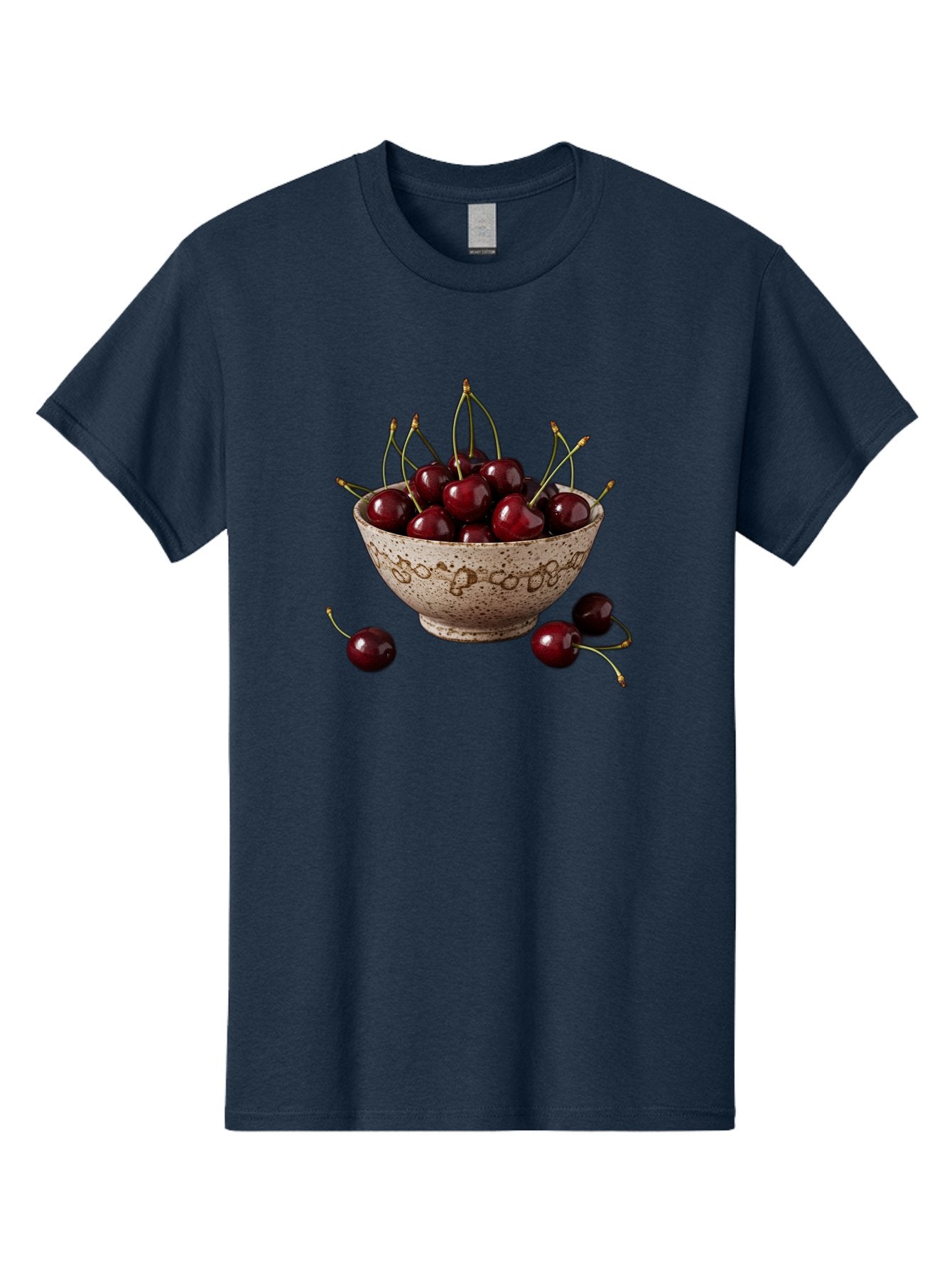 Ceramic-Bowl-Of-Cherries Men'S Graphic Tee, 100% Cotton, Comfortable Casual Summer Wear, Machine Washable, Vintage Camera, Old Camera, Antique Camera, Black Camera, Classic Photography, Photography Equipment, Nostalgic Device, Film Camera, Bai651 15