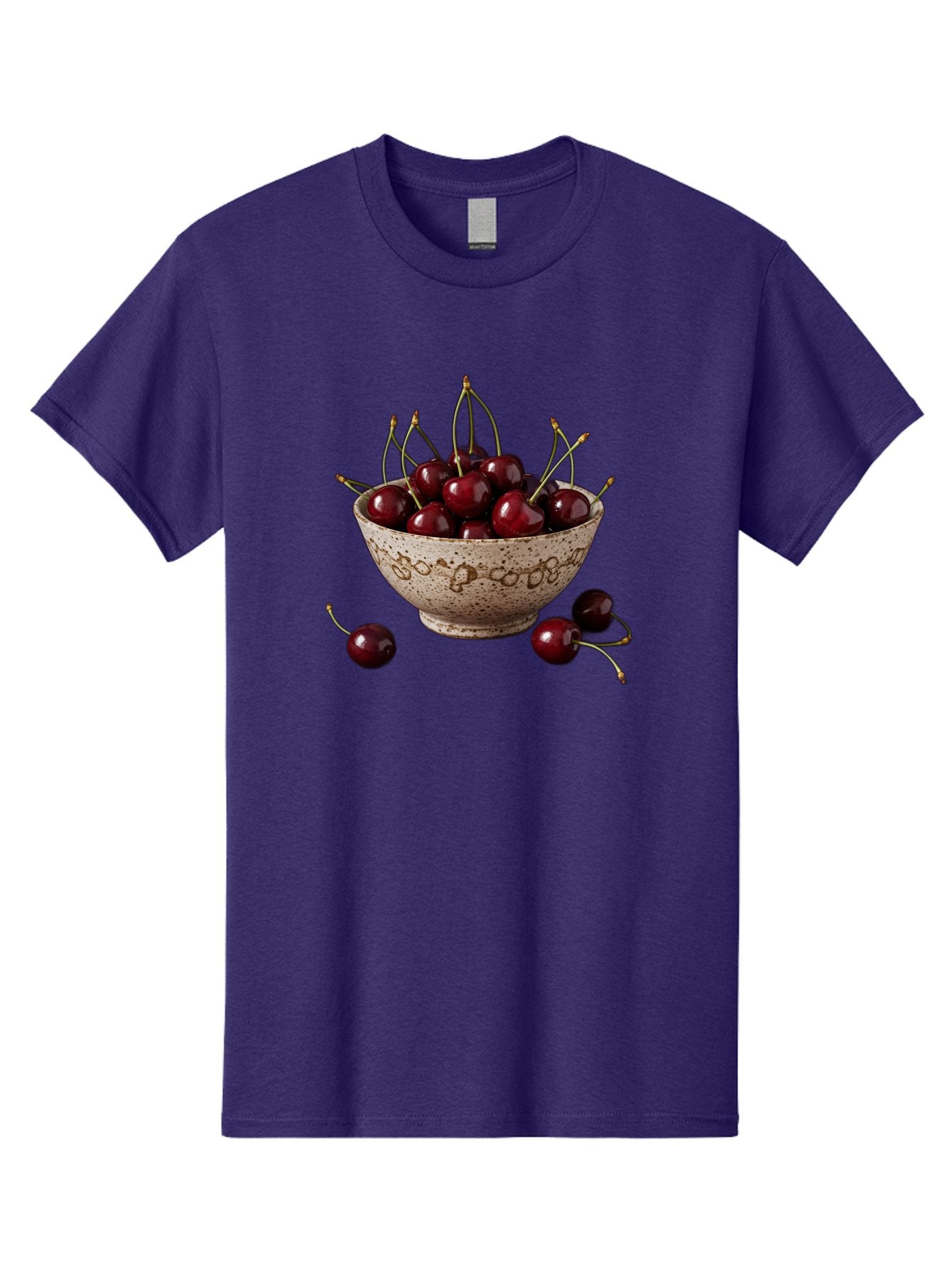 Ceramic-Bowl-Of-Cherries Men'S Graphic Tee, 100% Cotton, Comfortable Casual Summer Wear, Machine Washable, Vintage Camera, Old Camera, Antique Camera, Black Camera, Classic Photography, Photography Equipment, Nostalgic Device, Film Camera, Bai651 7
