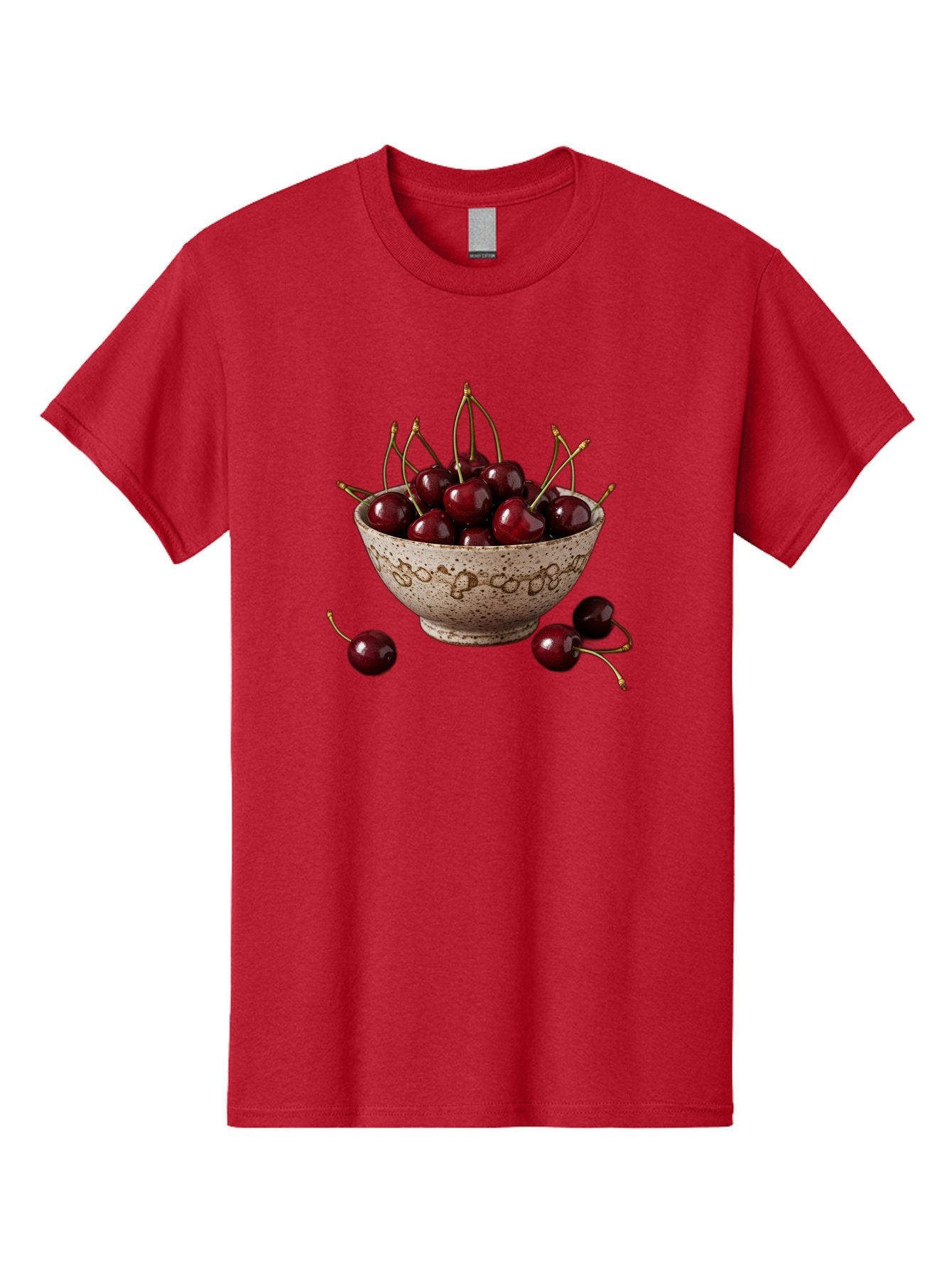 Ceramic-Bowl-Of-Cherries Men'S Graphic Tee, 100% Cotton, Comfortable Casual Summer Wear, Machine Washable, Vintage Camera, Old Camera, Antique Camera, Black Camera, Classic Photography, Photography Equipment, Nostalgic Device, Film Camera, Bai651 10