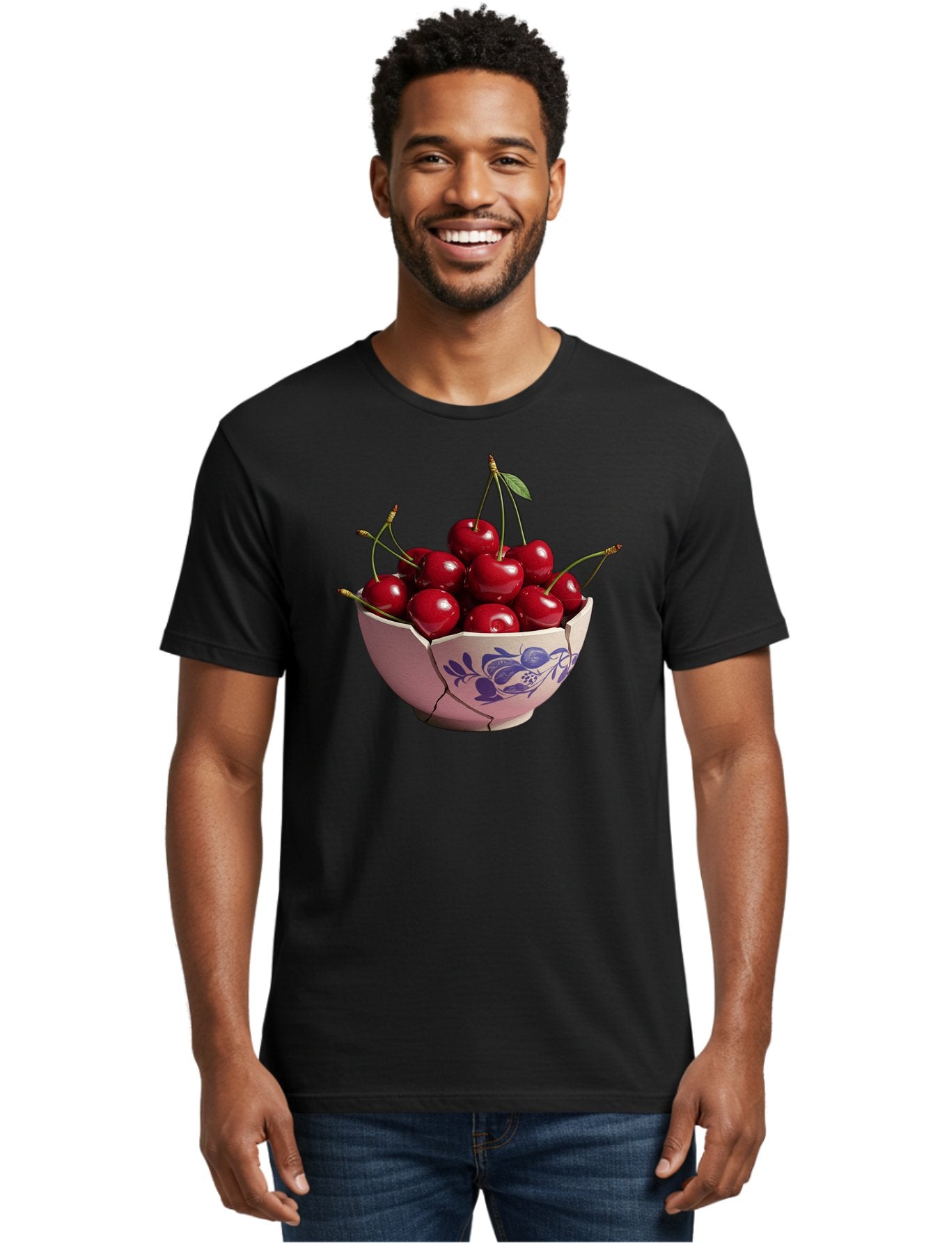 Ceramic-Bowl-With-Cherries-1 Men'S Graphic Tee, 100% Cotton, Comfortable Casual Summer Wear, Machine Washable, Vintage Camera, Old Camera, Antique Camera, Black Camera, Classic Photography, Photography Equipment, Nostalgic Device, Film Camera, Bai652 26
