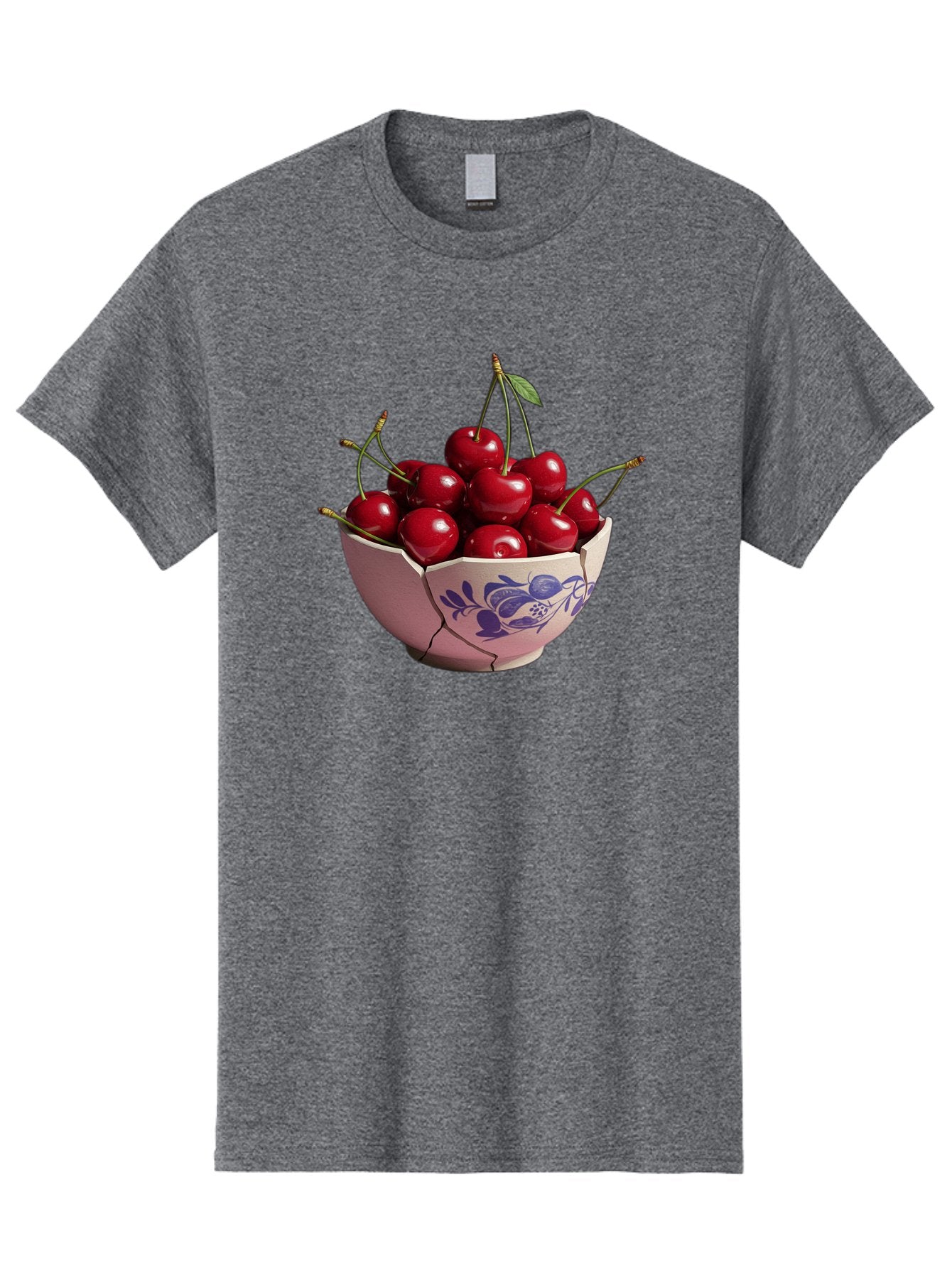 Ceramic-Bowl-With-Cherries-1 Men'S Graphic Tee, 100% Cotton, Comfortable Casual Summer Wear, Machine Washable, Vintage Camera, Old Camera, Antique Camera, Black Camera, Classic Photography, Photography Equipment, Nostalgic Device, Film Camera, Bai652