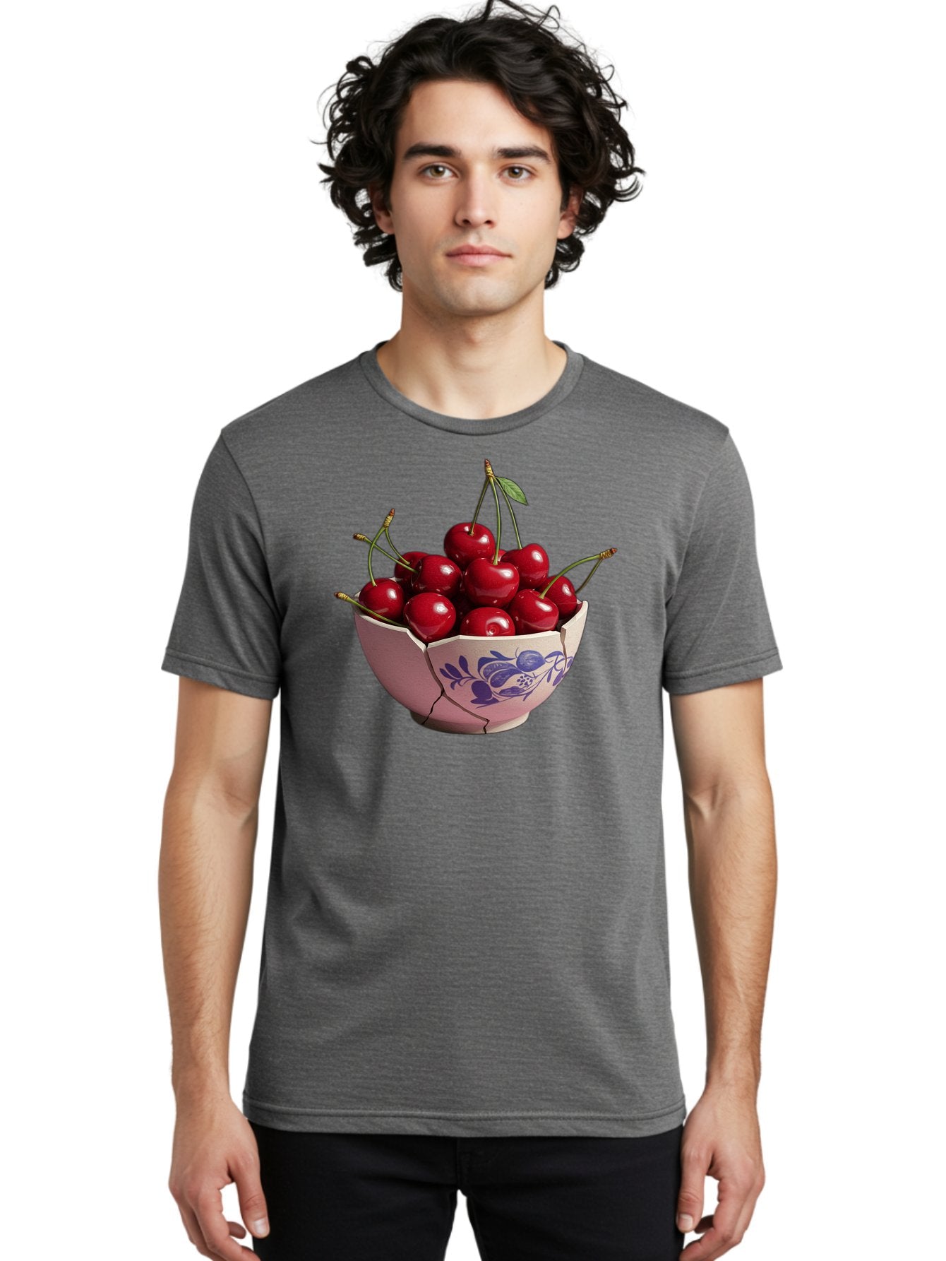 Ceramic-Bowl-With-Cherries-1 Men'S Graphic Tee, 100% Cotton, Comfortable Casual Summer Wear, Machine Washable, Vintage Camera, Old Camera, Antique Camera, Black Camera, Classic Photography, Photography Equipment, Nostalgic Device, Film Camera, Bai652 19