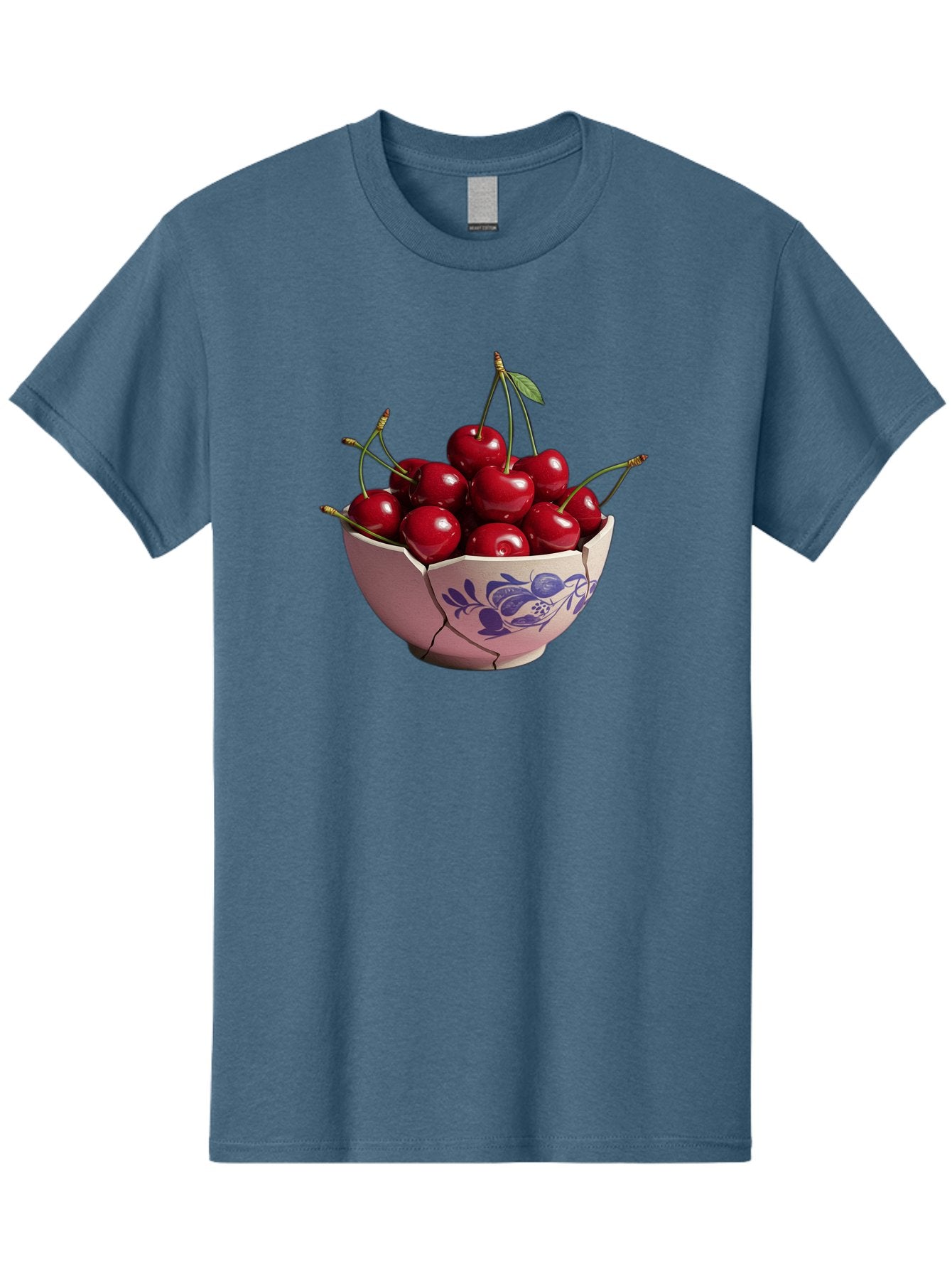 Ceramic-Bowl-With-Cherries-1 Men'S Graphic Tee, 100% Cotton, Comfortable Casual Summer Wear, Machine Washable, Vintage Camera, Old Camera, Antique Camera, Black Camera, Classic Photography, Photography Equipment, Nostalgic Device, Film Camera, Bai652 14