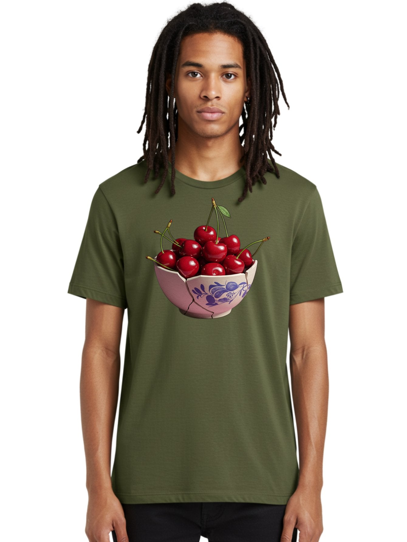Ceramic-Bowl-With-Cherries-1 Men'S Graphic Tee, 100% Cotton, Comfortable Casual Summer Wear, Machine Washable, Vintage Camera, Old Camera, Antique Camera, Black Camera, Classic Photography, Photography Equipment, Nostalgic Device, Film Camera, Bai652 28
