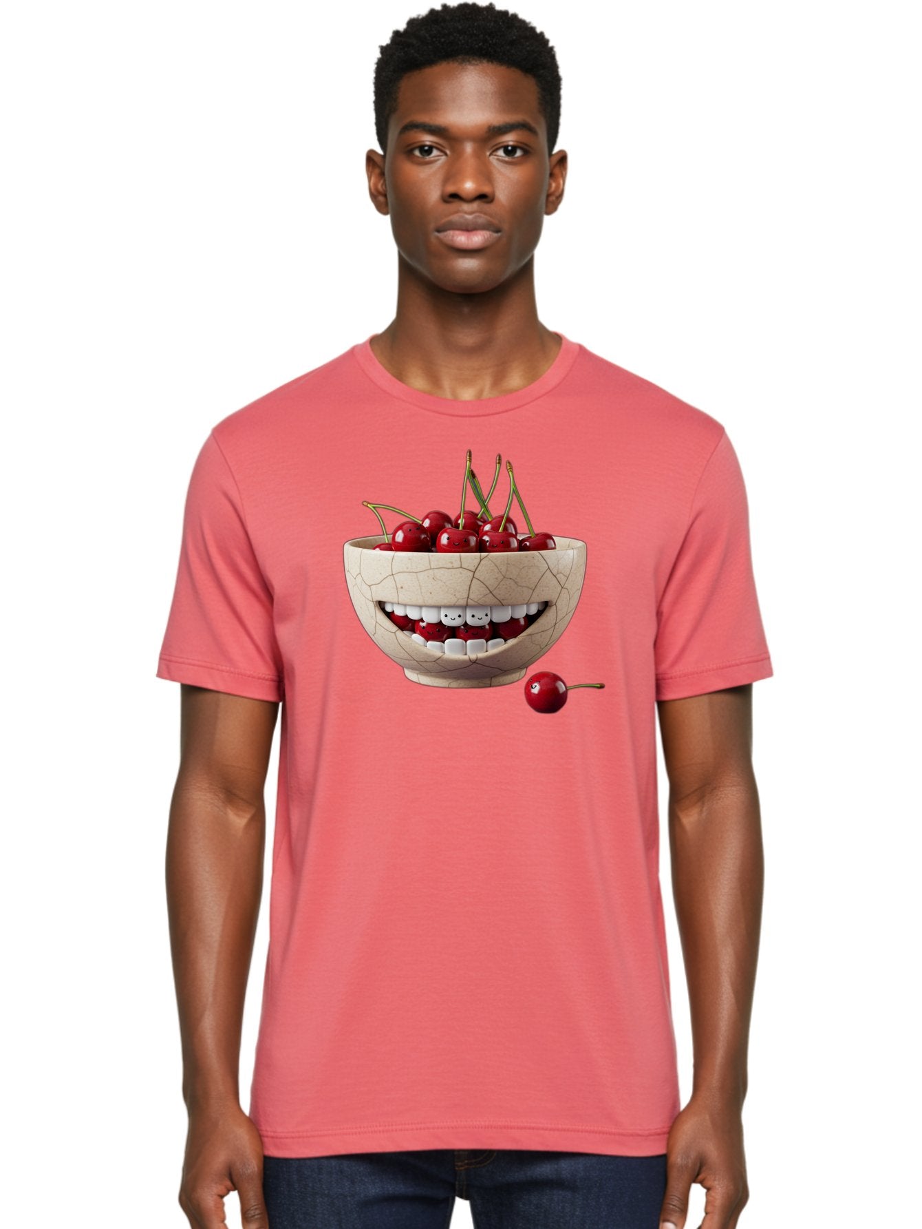 Ceramic-Bowl-With-Cherries Men'S Graphic Tee, 100% Cotton, Comfortable Casual Summer Wear, Machine Washable, Vintage Camera, Old Camera, Antique Camera, Black Camera, Classic Photography, Photography Equipment, Nostalgic Device, Film Camera, Bai653 17