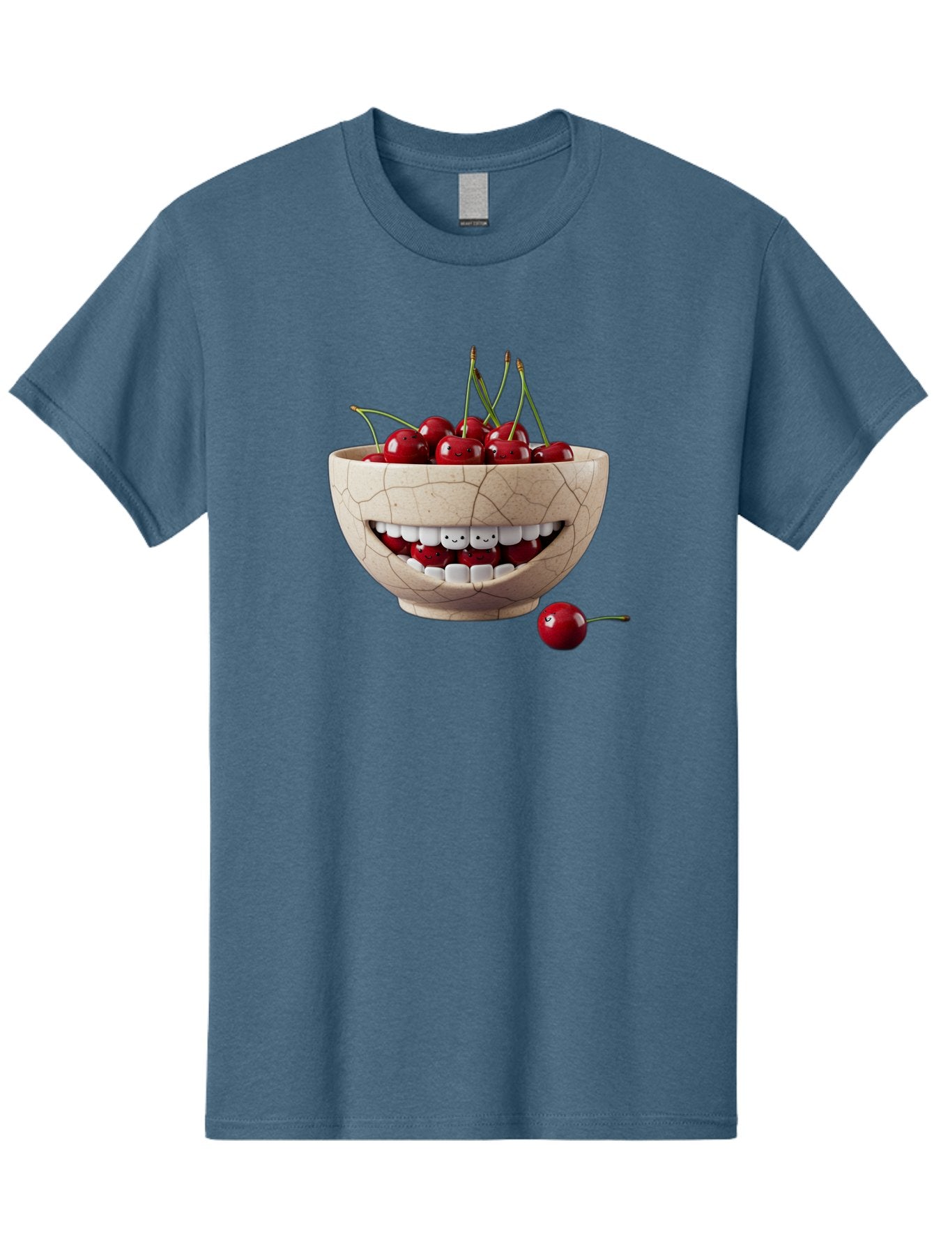 Ceramic-Bowl-With-Cherries Men'S Graphic Tee, 100% Cotton, Comfortable Casual Summer Wear, Machine Washable, Vintage Camera, Old Camera, Antique Camera, Black Camera, Classic Photography, Photography Equipment, Nostalgic Device, Film Camera, Bai653