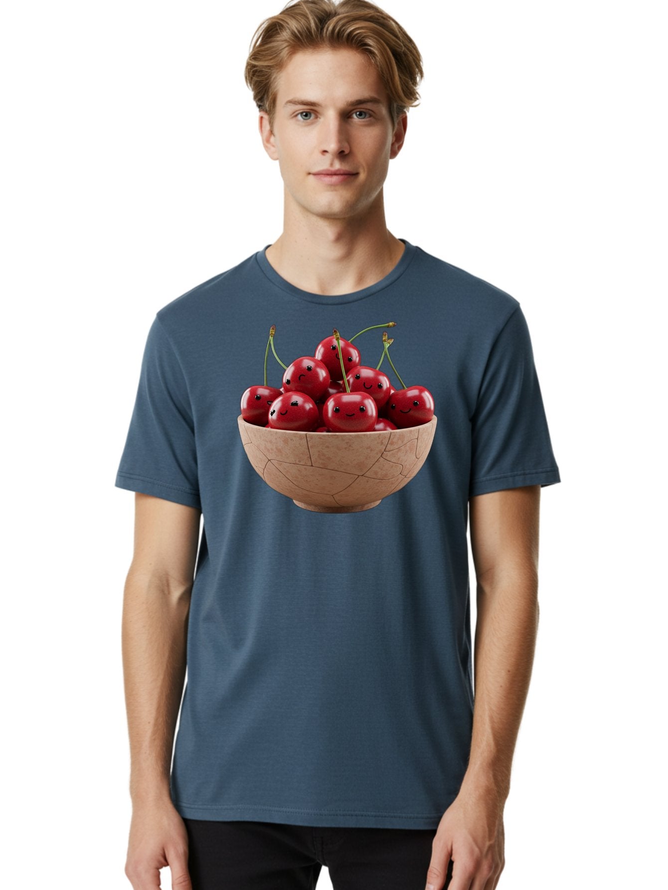 Cherries-1 Men'S Graphic Tee, 100% Cotton, Comfortable Casual Summer Wear, Machine Washable, Vintage Camera, Old Camera, Antique Camera, Black Camera, Classic Photography, Photography Equipment, Nostalgic Device, Film Camera, Camera Art Bai654 18