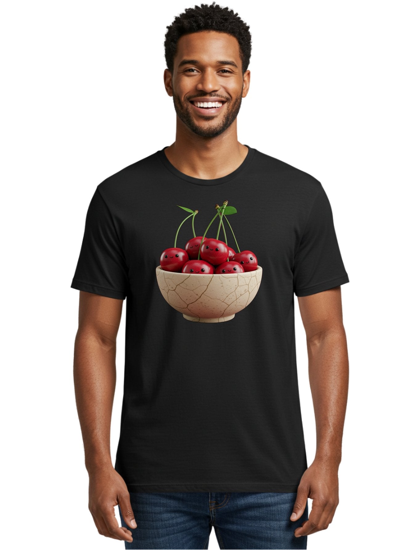 Cherries-2 Men'S Graphic Tee, 100% Cotton, Comfortable Casual Summer Wear, Machine Washable, Vintage Camera, Old Camera, Antique Camera, Black Camera, Classic Photography, Photography Equipment, Nostalgic Device, Film Camera, Camera Art Bai655 27