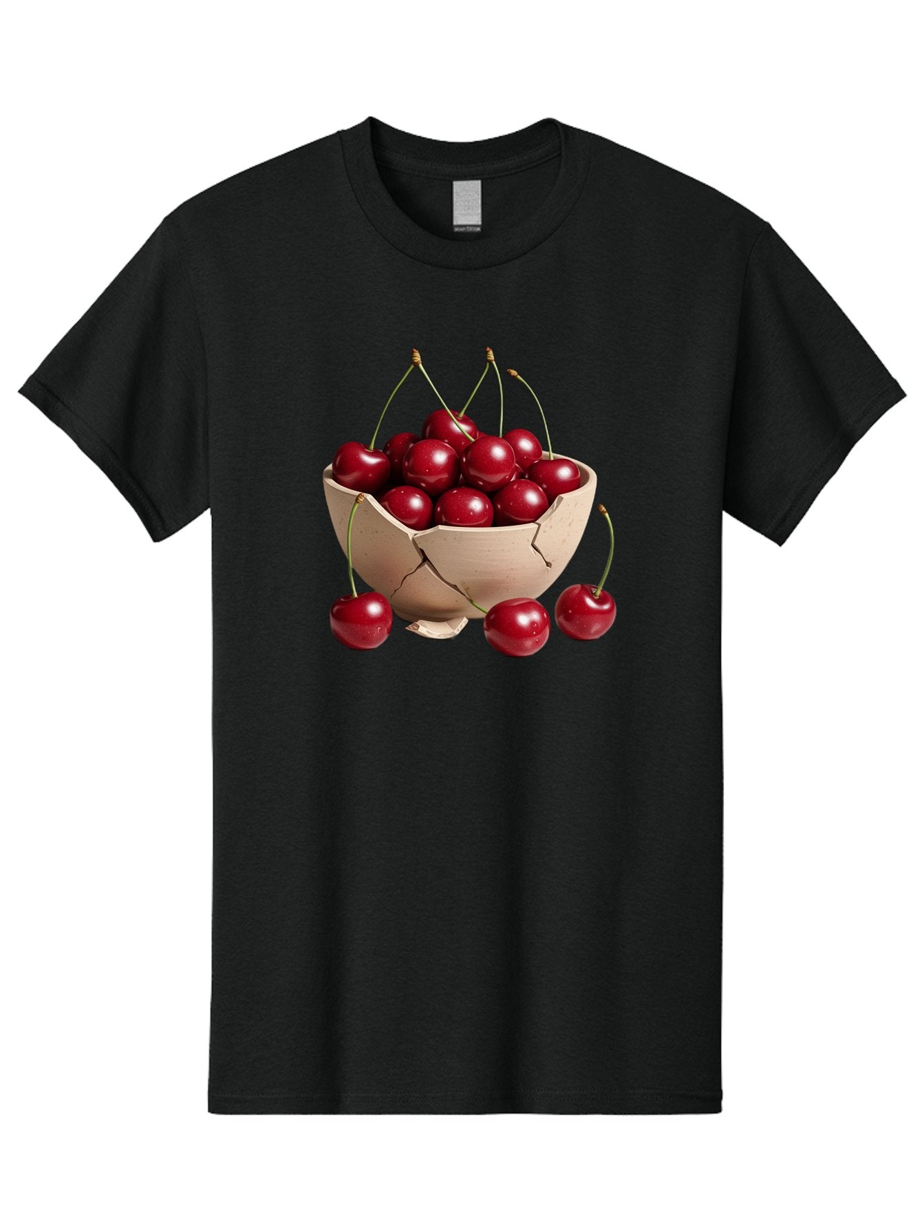 Cherries-4 Men'S Graphic Tee, 100% Cotton, Comfortable Casual Summer Wear, Machine Washable, Vintage Camera, Old Camera, Antique Camera, Black Camera, Classic Photography, Photography Equipment, Nostalgic Device, Film Camera, Camera Art Bai657 15