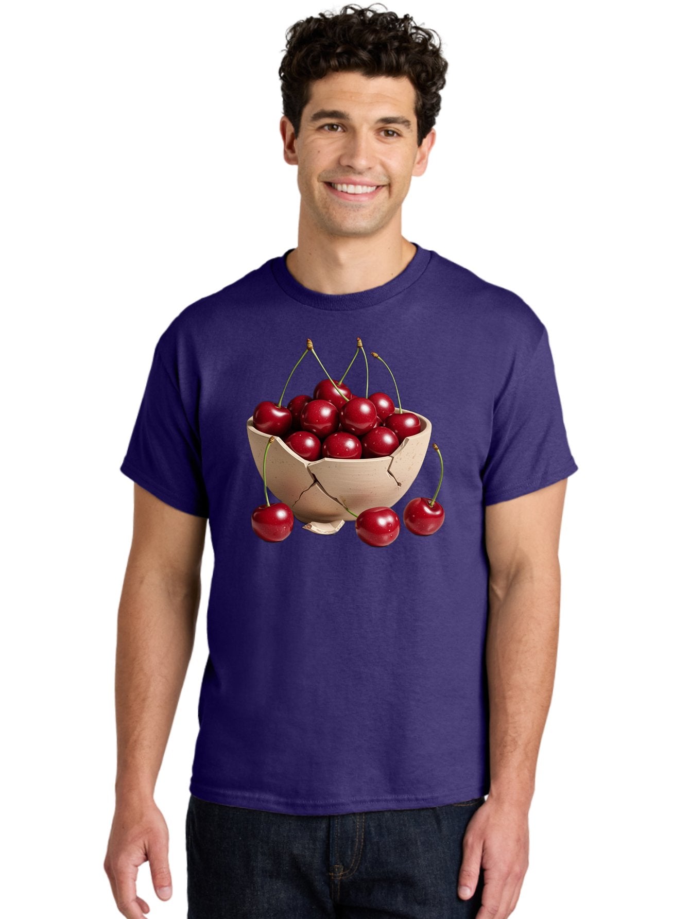 Cherries-4 Men'S Graphic Tee, 100% Cotton, Comfortable Casual Summer Wear, Machine Washable, Vintage Camera, Old Camera, Antique Camera, Black Camera, Classic Photography, Photography Equipment, Nostalgic Device, Film Camera, Camera Art Bai657 22