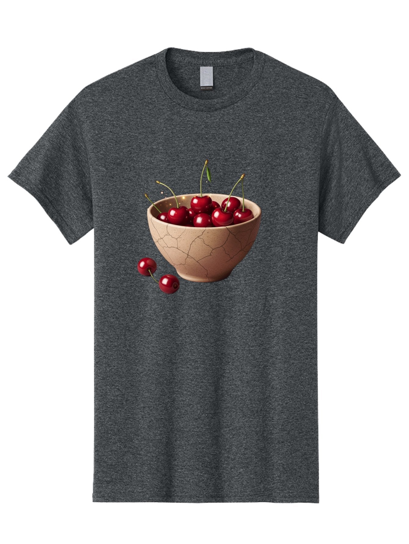 Cherries-5 Men'S Graphic Tee, 100% Cotton, Comfortable Casual Summer Wear, Machine Washable, Vintage Camera, Old Camera, Antique Camera, Black Camera, Classic Photography, Photography Equipment, Nostalgic Device, Film Camera, Camera Art Bai658 3