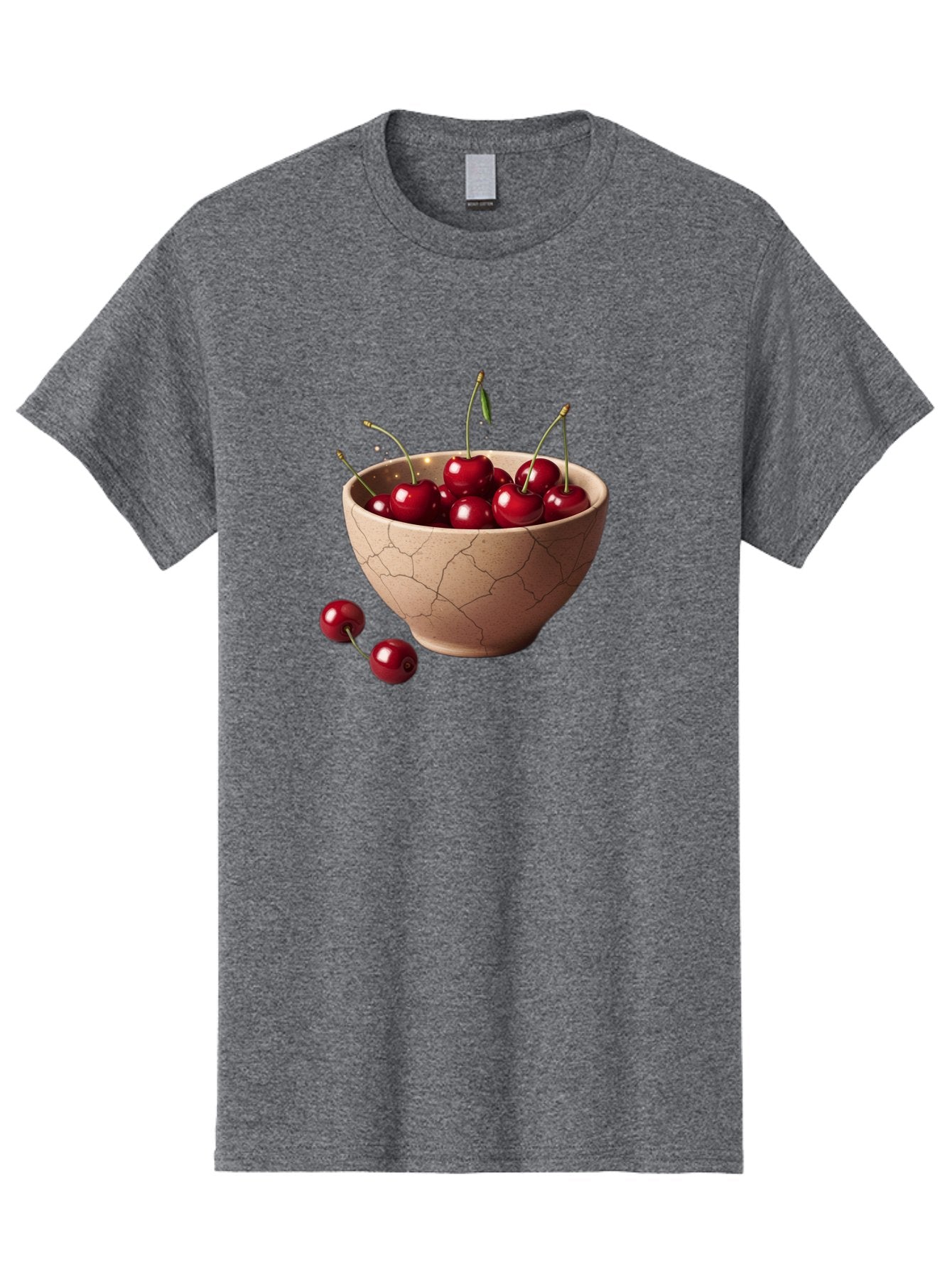 Cherries-5 Men'S Graphic Tee, 100% Cotton, Comfortable Casual Summer Wear, Machine Washable, Vintage Camera, Old Camera, Antique Camera, Black Camera, Classic Photography, Photography Equipment, Nostalgic Device, Film Camera, Camera Art Bai658