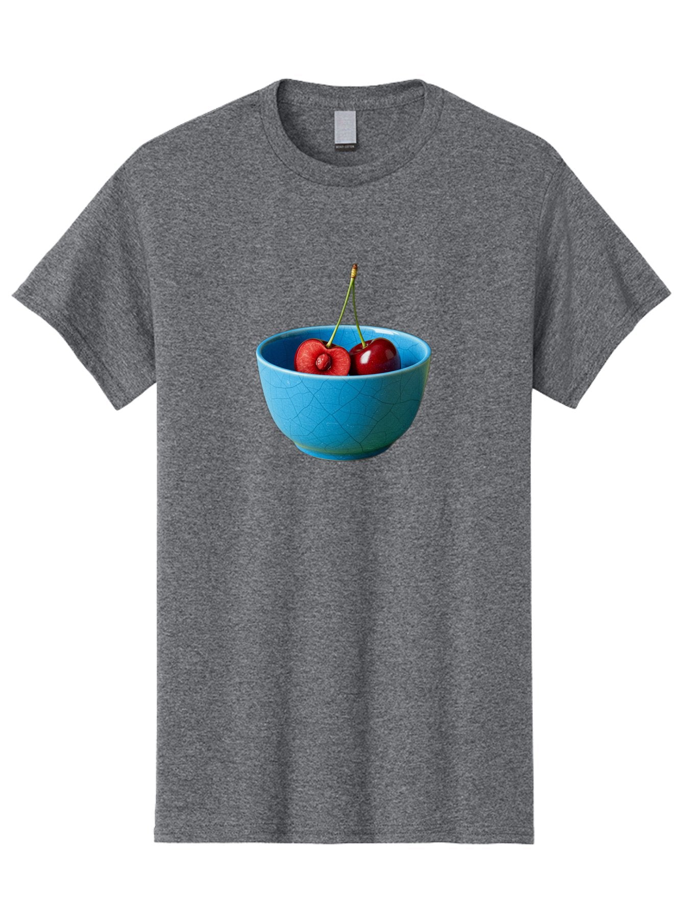 Cherries-Bowl-1 Men'S Graphic Tee, 100% Cotton, Comfortable Casual Summer Wear, Machine Washable, Vintage Camera, Old Camera, Antique Camera, Black Camera, Classic Photography, Photography Equipment, Nostalgic Device, Film Camera, Camera Art Bai659 8