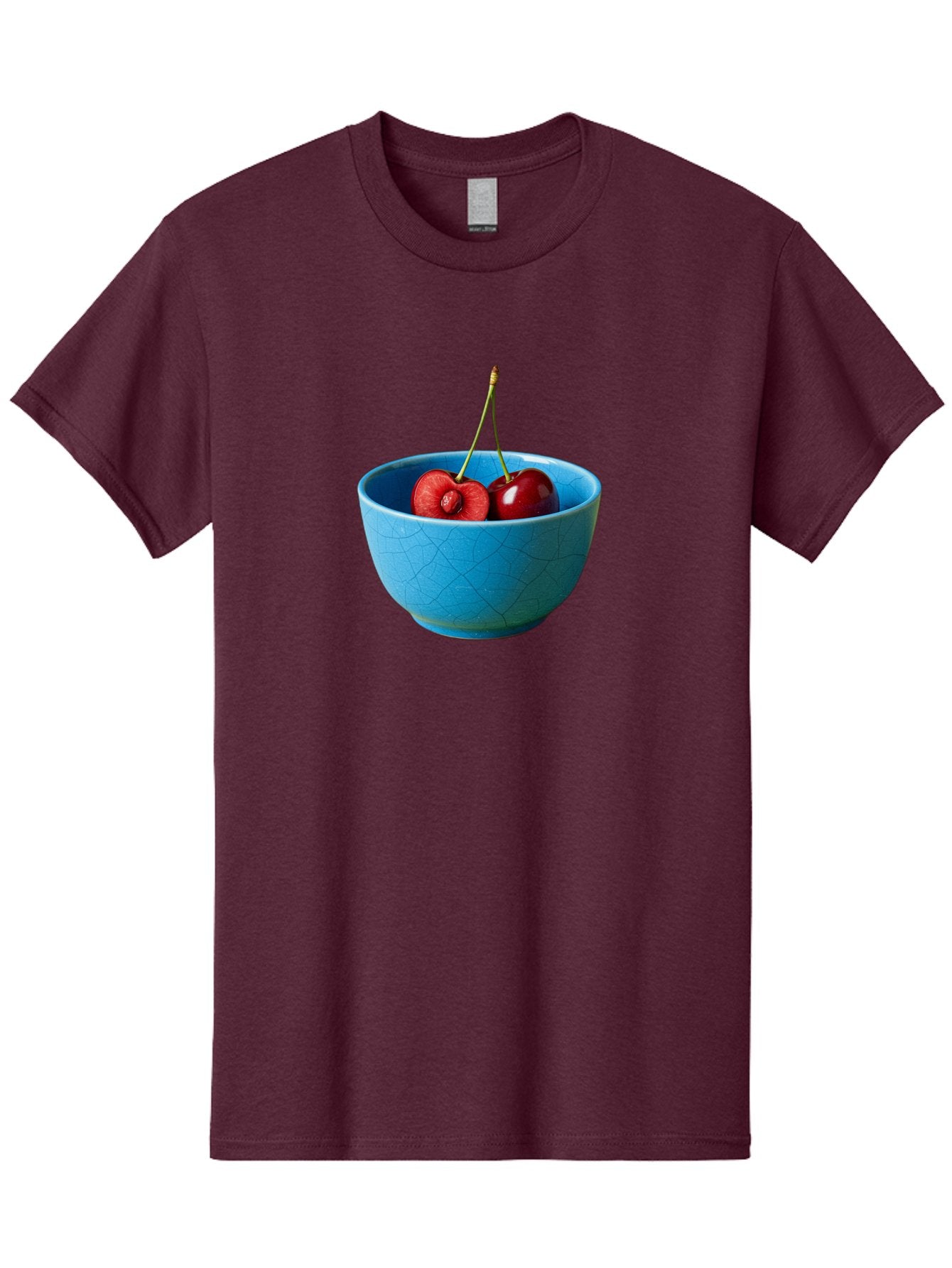 Cherries-Bowl-1 Men'S Graphic Tee, 100% Cotton, Comfortable Casual Summer Wear, Machine Washable, Vintage Camera, Old Camera, Antique Camera, Black Camera, Classic Photography, Photography Equipment, Nostalgic Device, Film Camera, Camera Art Bai659 5