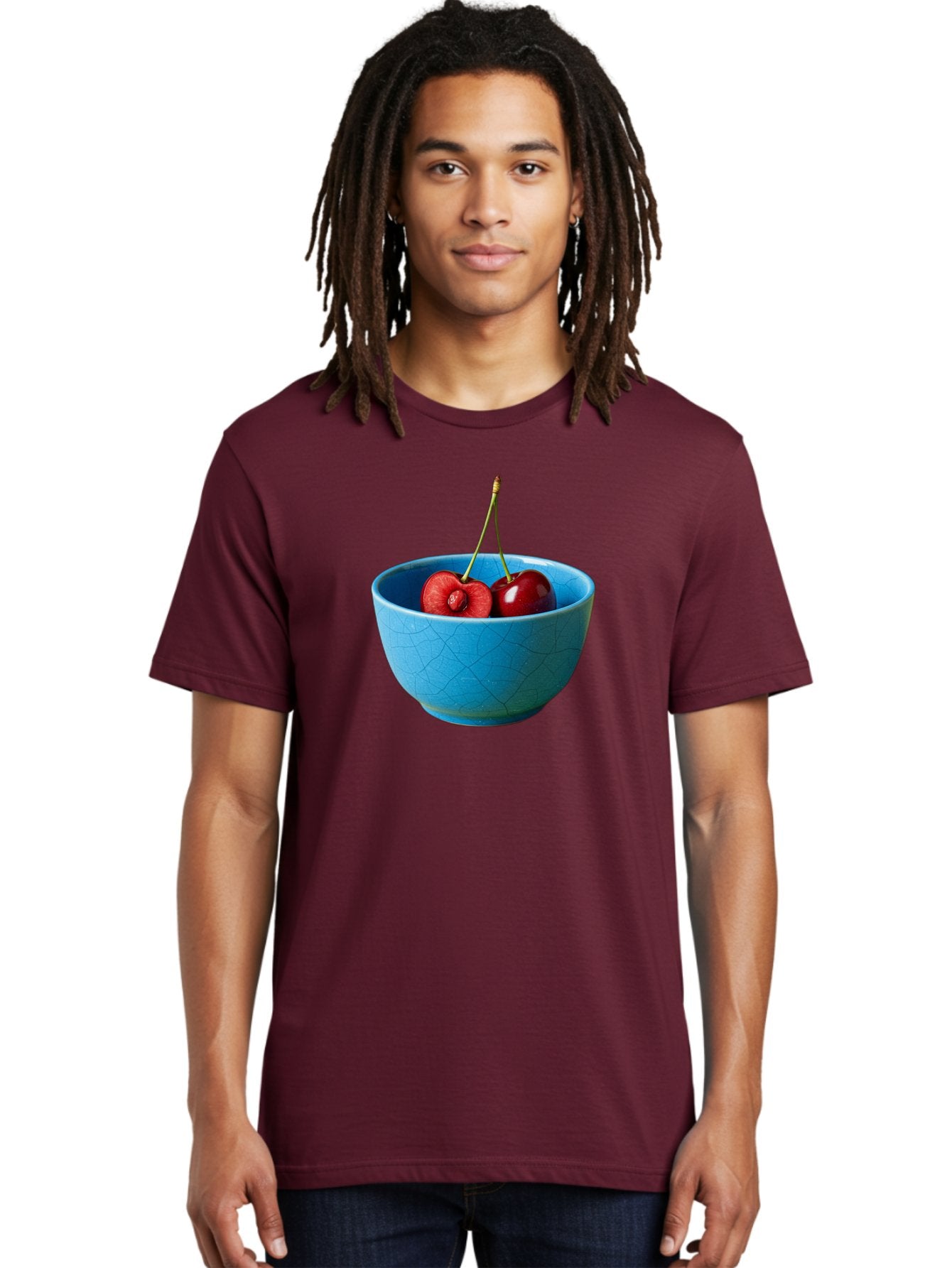 Cherries-Bowl-1 Men'S Graphic Tee, 100% Cotton, Comfortable Casual Summer Wear, Machine Washable, Vintage Camera, Old Camera, Antique Camera, Black Camera, Classic Photography, Photography Equipment, Nostalgic Device, Film Camera, Camera Art Bai659 23