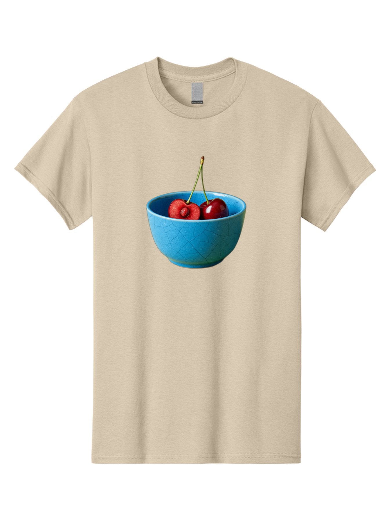 Cherries-Bowl-1 Men'S Graphic Tee, 100% Cotton, Comfortable Casual Summer Wear, Machine Washable, Vintage Camera, Old Camera, Antique Camera, Black Camera, Classic Photography, Photography Equipment, Nostalgic Device, Film Camera, Camera Art Bai659