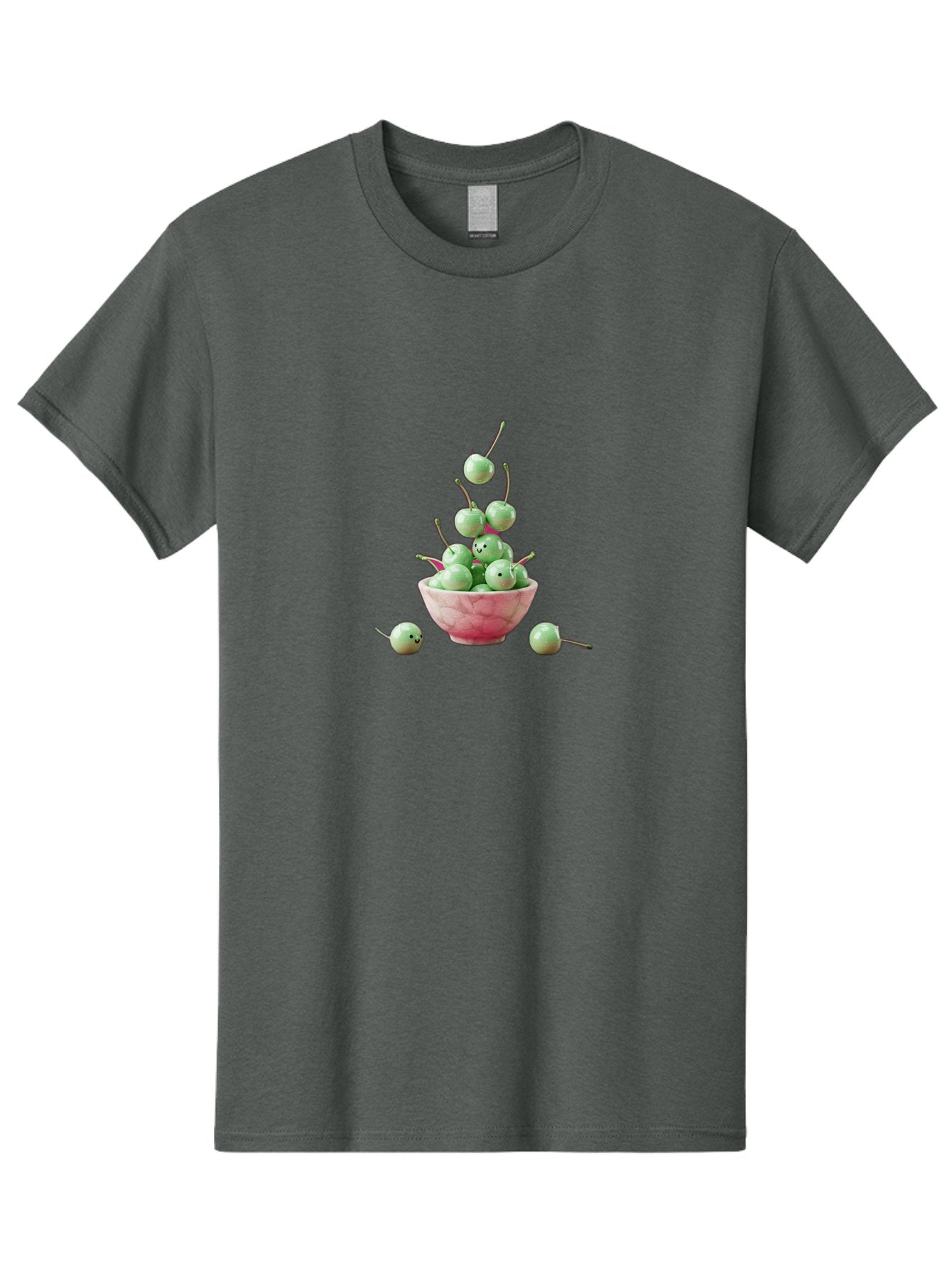 Cherries-Bowl-2 Men'S Graphic Tee, 100% Cotton, Comfortable Casual Summer Wear, Machine Washable, Vintage Camera, Old Camera, Antique Camera, Black Camera, Classic Photography, Photography Equipment, Nostalgic Device, Film Camera, Camera Art Bai660