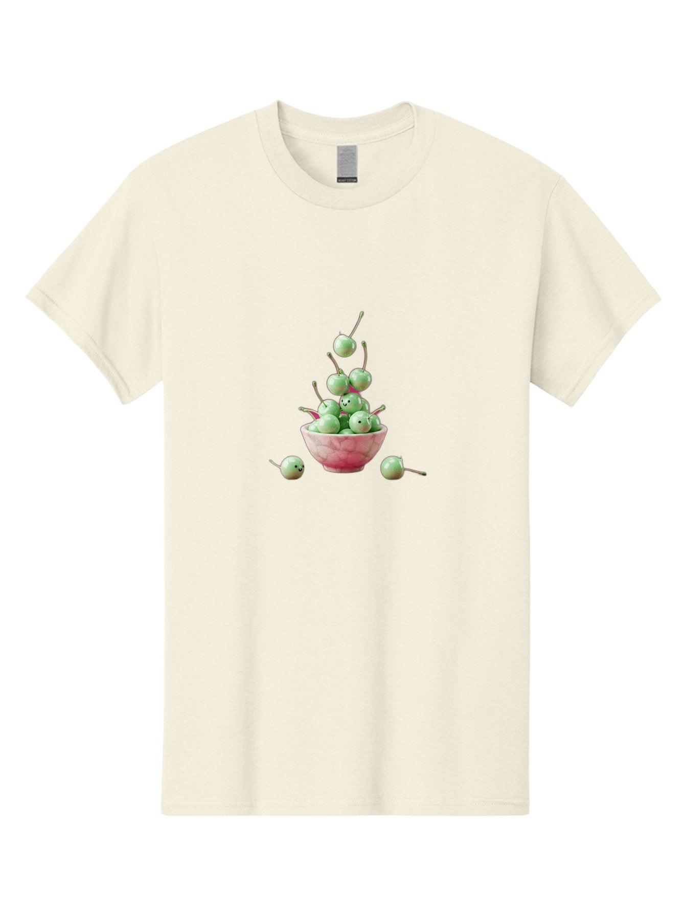 Cherries-Bowl-2 Men'S Graphic Tee, 100% Cotton, Comfortable Casual Summer Wear, Machine Washable, Vintage Camera, Old Camera, Antique Camera, Black Camera, Classic Photography, Photography Equipment, Nostalgic Device, Film Camera, Camera Art Bai660