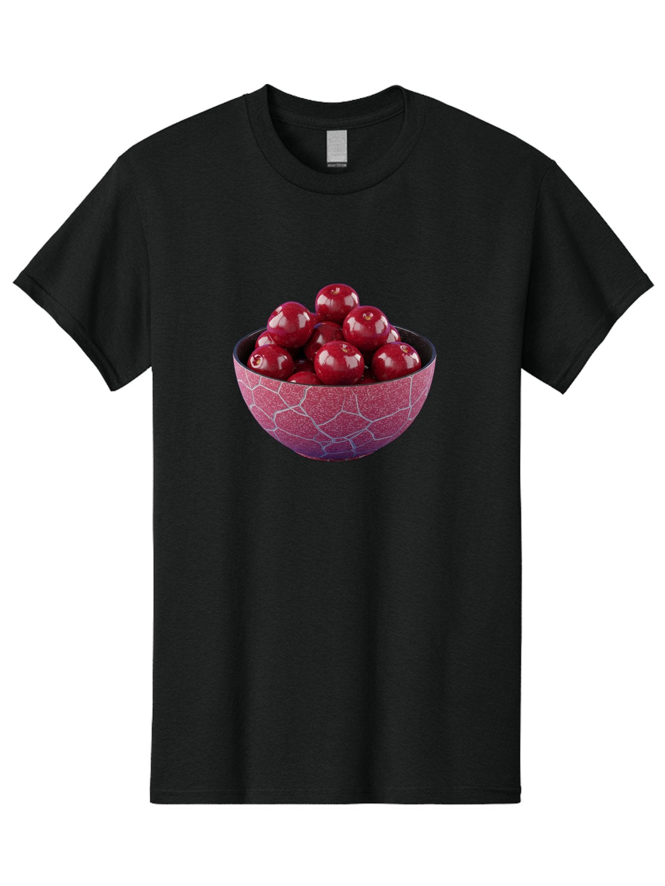 Cherries-In-A-Bowl-1 Men'S Graphic Tee, 100% Cotton, Comfortable Casual Summer Wear, Machine Washable, Vintage Camera, Old Camera, Antique Camera, Black Camera, Classic Photography, Photography Equipment, Nostalgic Device, Film Camera, Bai663 7