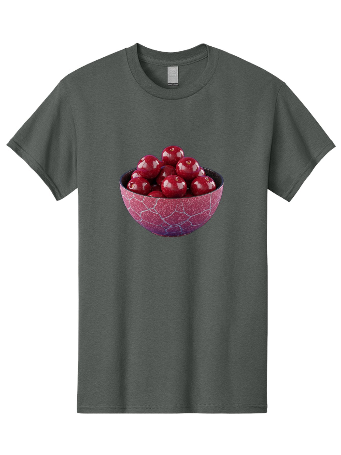 Cherries-In-A-Bowl-1 Men'S Graphic Tee, 100% Cotton, Comfortable Casual Summer Wear, Machine Washable, Vintage Camera, Old Camera, Antique Camera, Black Camera, Classic Photography, Photography Equipment, Nostalgic Device, Film Camera, Bai663 4