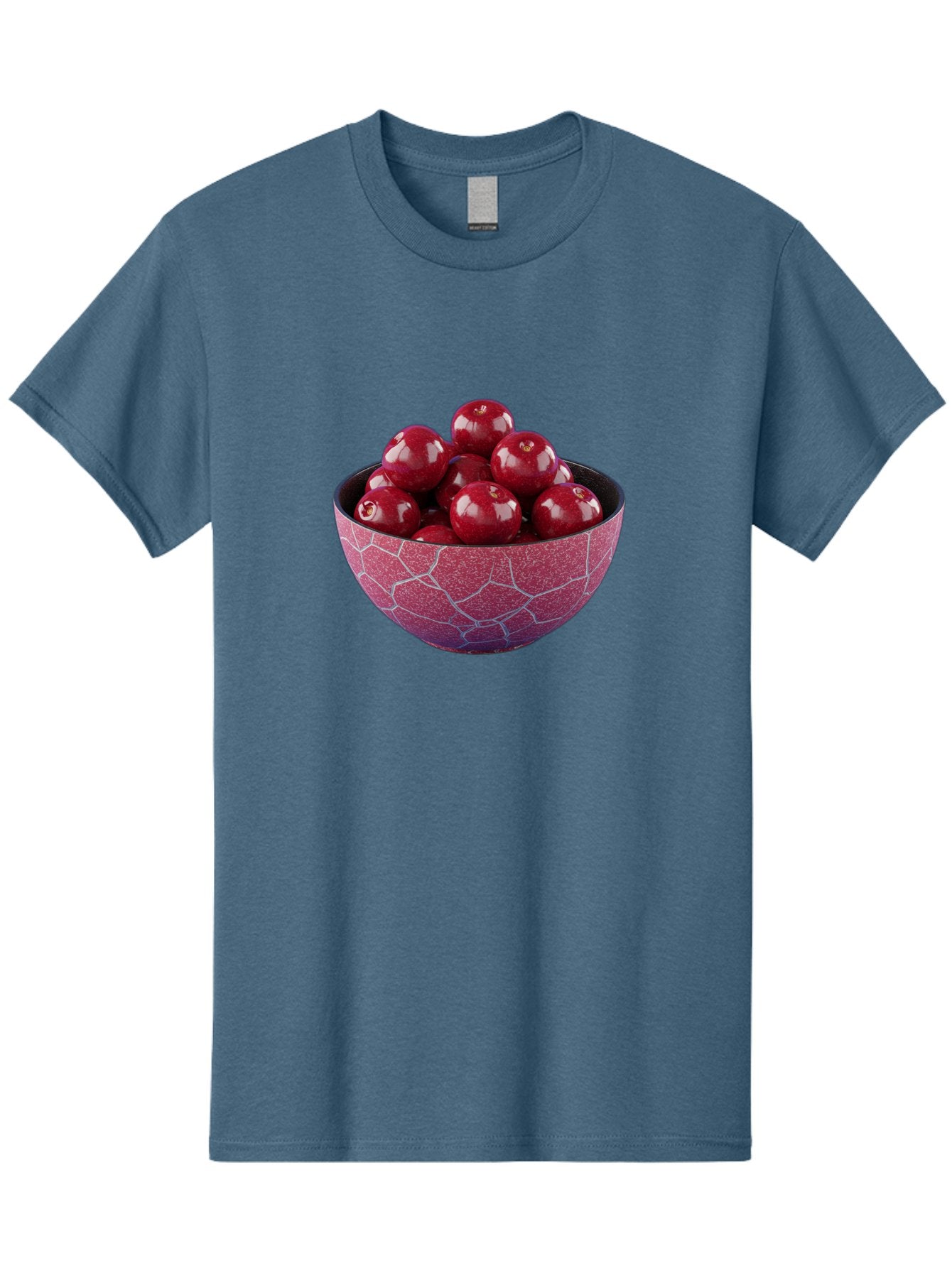 Cherries-In-A-Bowl-1 Men'S Graphic Tee, 100% Cotton, Comfortable Casual Summer Wear, Machine Washable, Vintage Camera, Old Camera, Antique Camera, Black Camera, Classic Photography, Photography Equipment, Nostalgic Device, Film Camera, Bai663 5