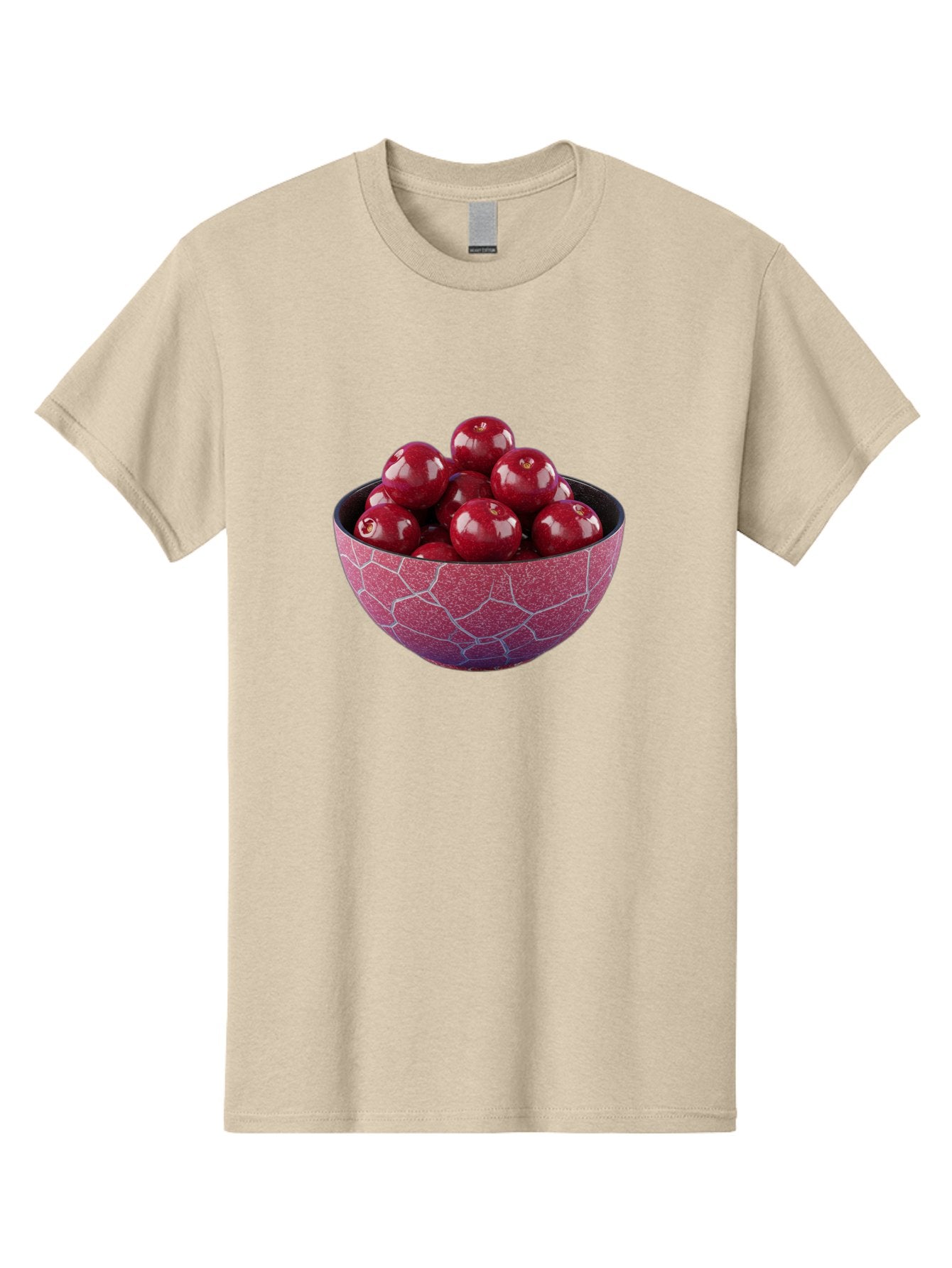 Cherries-In-A-Bowl-1 Men'S Graphic Tee, 100% Cotton, Comfortable Casual Summer Wear, Machine Washable, Vintage Camera, Old Camera, Antique Camera, Black Camera, Classic Photography, Photography Equipment, Nostalgic Device, Film Camera, Bai663