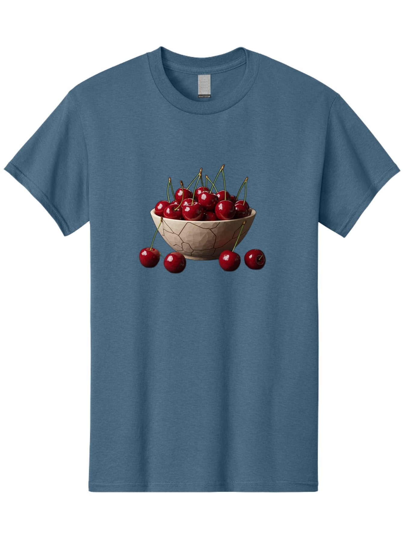 Cherries-In-A-Bowl-2 Men'S Graphic Tee, 100% Cotton, Comfortable Casual Summer Wear, Machine Washable, Vintage Camera, Old Camera, Antique Camera, Black Camera, Classic Photography, Photography Equipment, Nostalgic Device, Film Camera, Bai664 5