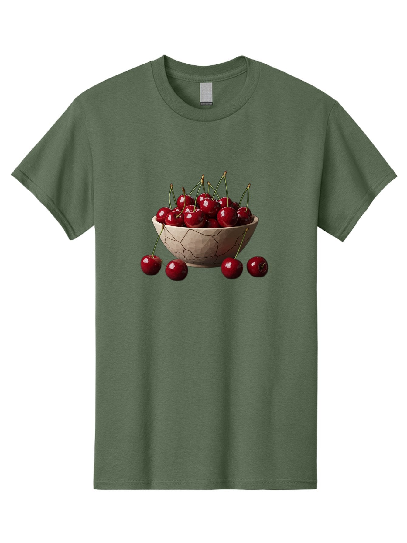 Cherries-In-A-Bowl-2 Men'S Graphic Tee, 100% Cotton, Comfortable Casual Summer Wear, Machine Washable, Vintage Camera, Old Camera, Antique Camera, Black Camera, Classic Photography, Photography Equipment, Nostalgic Device, Film Camera, Bai664 4