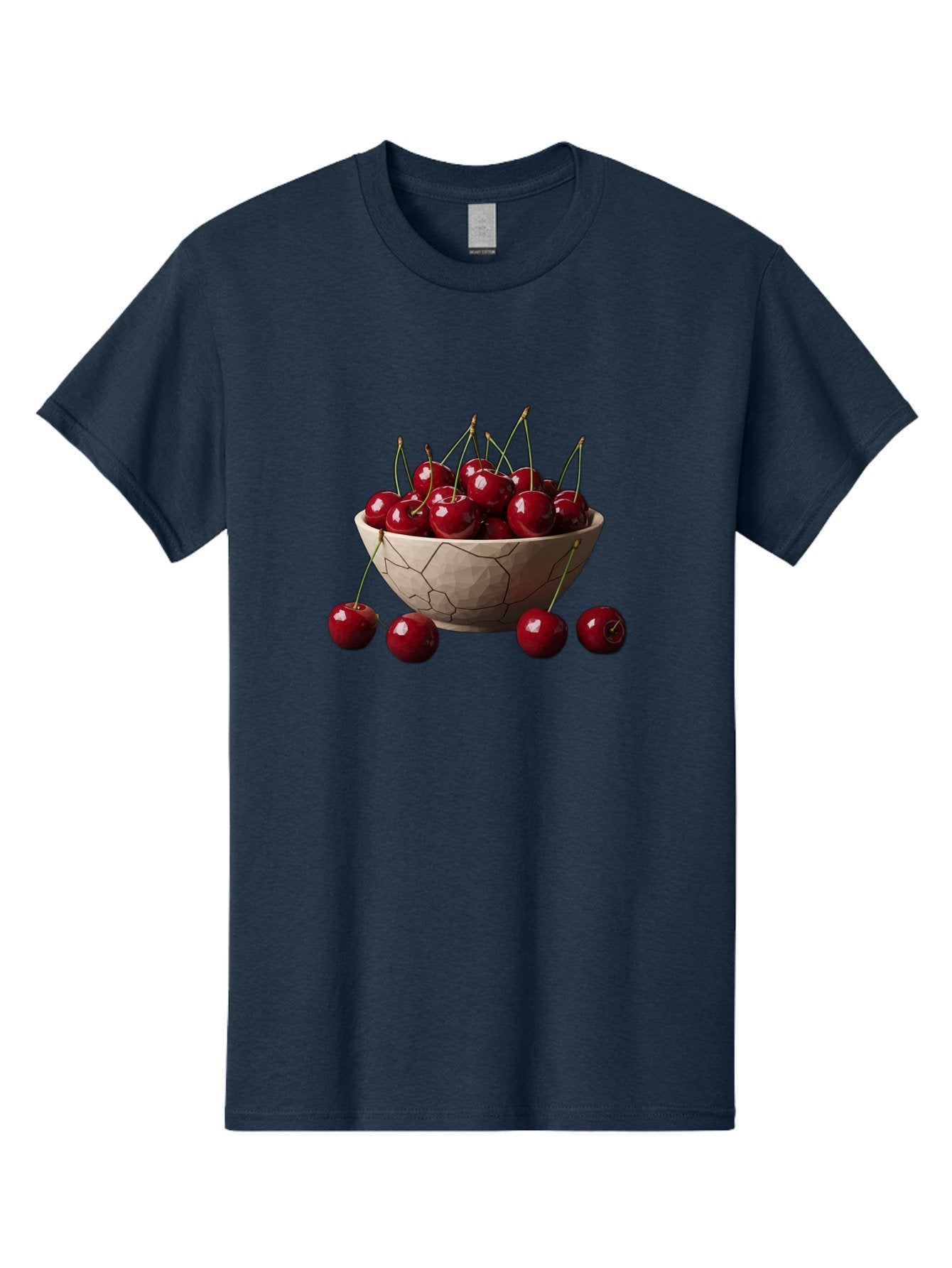 Cherries-In-A-Bowl-2 Men'S Graphic Tee, 100% Cotton, Comfortable Casual Summer Wear, Machine Washable, Vintage Camera, Old Camera, Antique Camera, Black Camera, Classic Photography, Photography Equipment, Nostalgic Device, Film Camera, Bai664 3