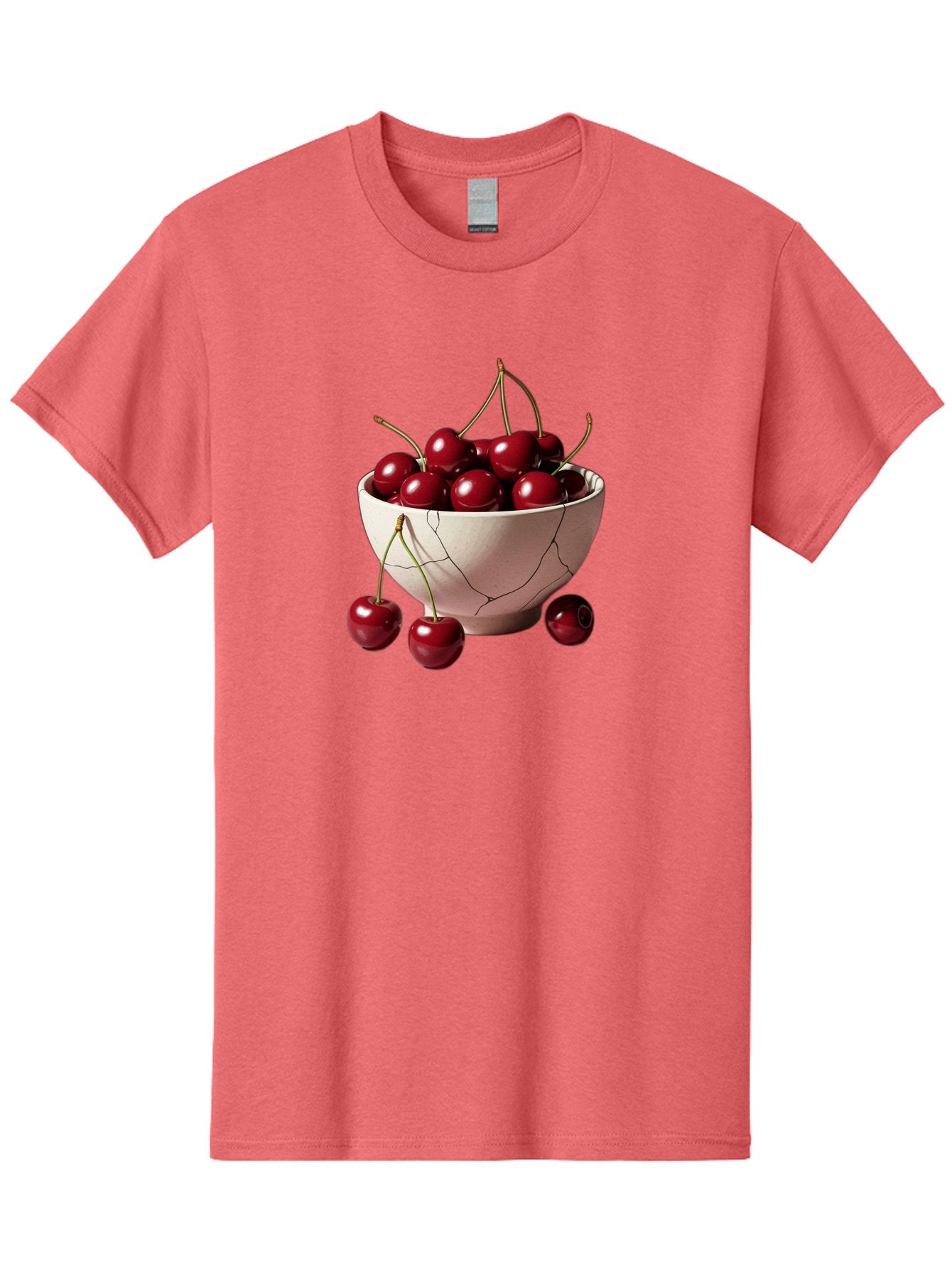 Cherries-In-A-Broken-White-Bowl Men'S Graphic Tee, 100% Cotton, Comfortable Casual Summer Wear, Machine Washable, Vintage Camera, Old Camera, Antique Camera, Black Camera, Classic Photography, Photography Equipment, Nostalgic Device, Bai668 5