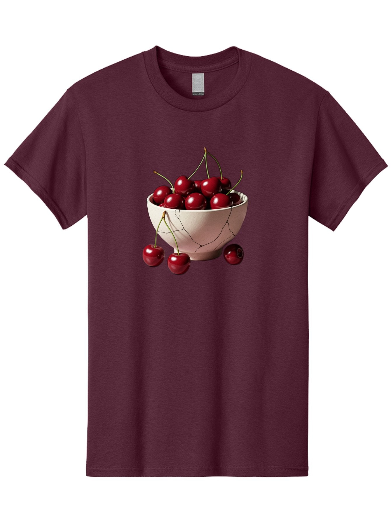 Cherries-In-A-Broken-White-Bowl Men'S Graphic Tee, 100% Cotton, Comfortable Casual Summer Wear, Machine Washable, Vintage Camera, Old Camera, Antique Camera, Black Camera, Classic Photography, Photography Equipment, Nostalgic Device, Bai668 6