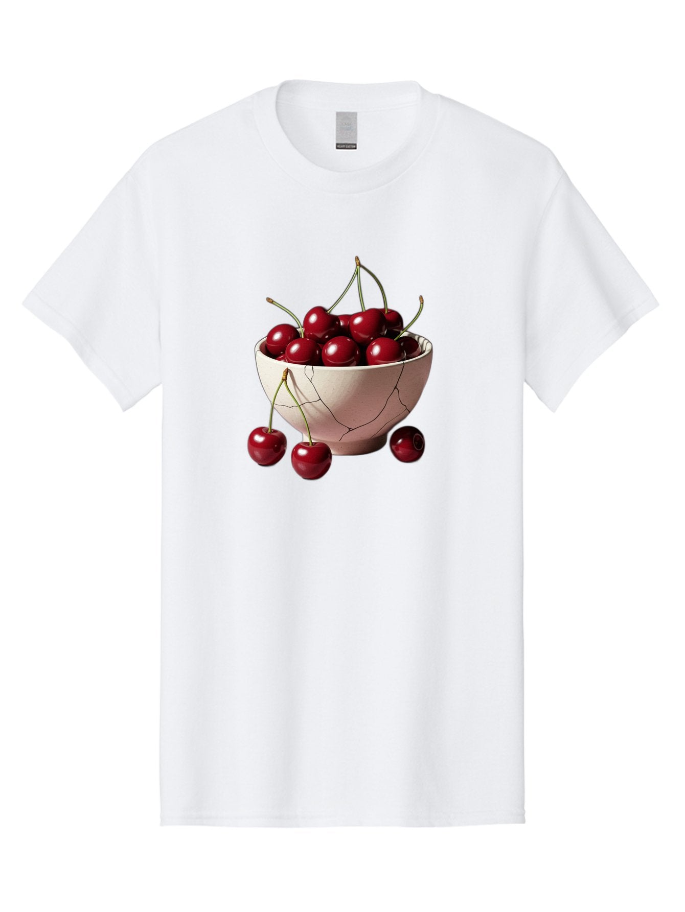 Cherries-In-A-Broken-White-Bowl Men'S Graphic Tee, 100% Cotton, Comfortable Casual Summer Wear, Machine Washable, Vintage Camera, Old Camera, Antique Camera, Black Camera, Classic Photography, Photography Equipment, Nostalgic Device, Bai668 4