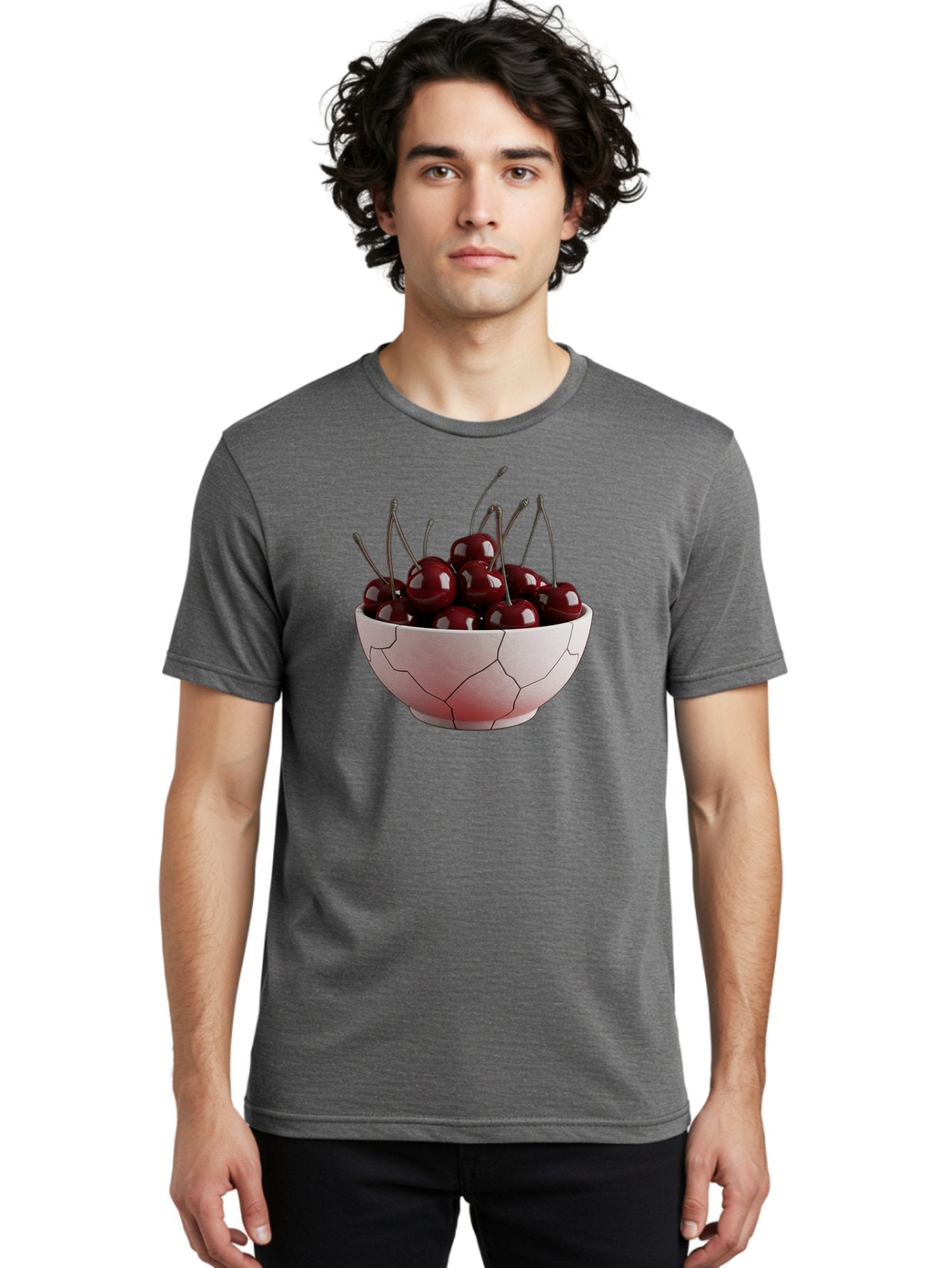 Cherries-In-A-Cracked-Bowl Men'S Graphic Tee, 100% Cotton, Comfortable Casual Summer Wear, Machine Washable, Vintage Camera, Old Camera, Antique Camera, Black Camera, Classic Photography, Photography Equipment, Nostalgic Device, Film Camera, Bai670 18