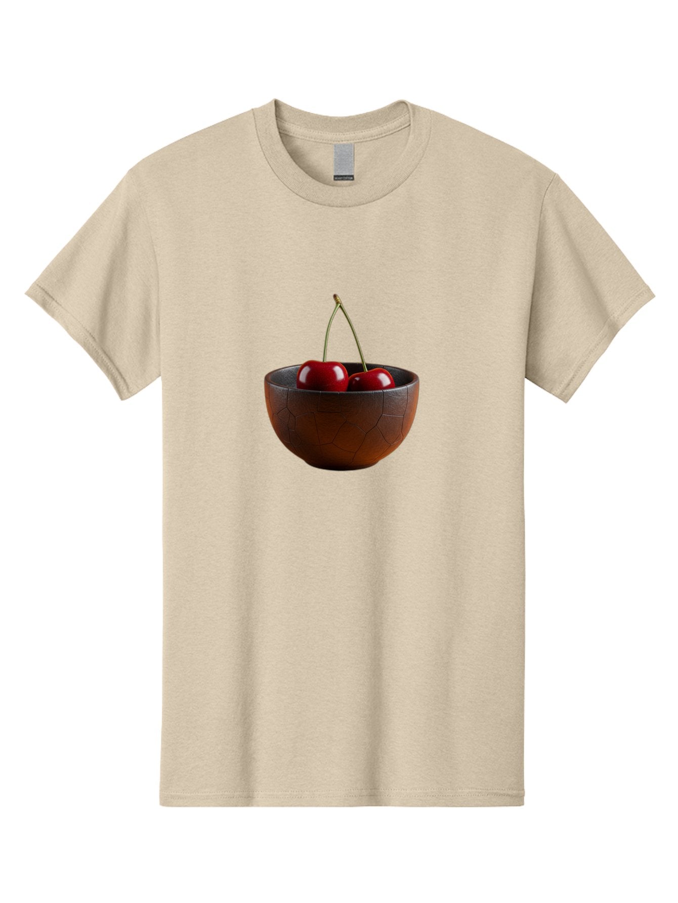 Cherries-In-Bowl-1 Men'S Graphic Tee, 100% Cotton, Comfortable Casual Summer Wear, Machine Washable, Vintage Camera, Old Camera, Antique Camera, Black Camera, Classic Photography, Photography Equipment, Nostalgic Device, Film Camera, Bai673
