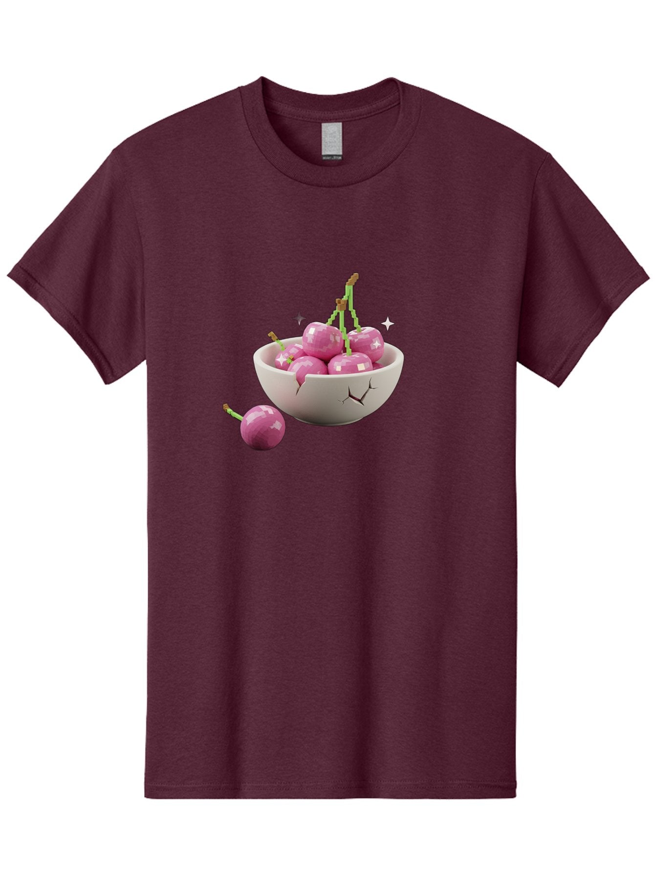 Cherries-In-Bowl-10 Men'S Graphic Tee, 100% Cotton, Comfortable Casual Summer Wear, Machine Washable, Vintage Camera, Old Camera, Antique Camera, Black Camera, Classic Photography, Photography Equipment, Nostalgic Device, Film Camera, Bai674 9
