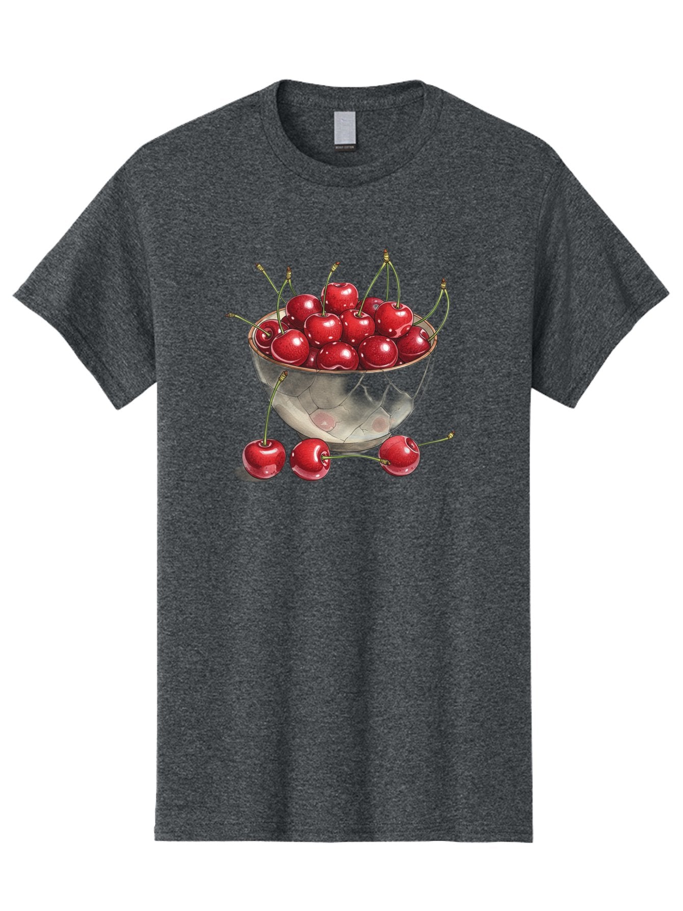 Cherries-In-Bowl-11 Men'S Graphic Tee, 100% Cotton, Comfortable Casual Summer Wear, Machine Washable, Vintage Camera, Old Camera, Antique Camera, Black Camera, Classic Photography, Photography Equipment, Nostalgic Device, Film Camera, Bai675 10