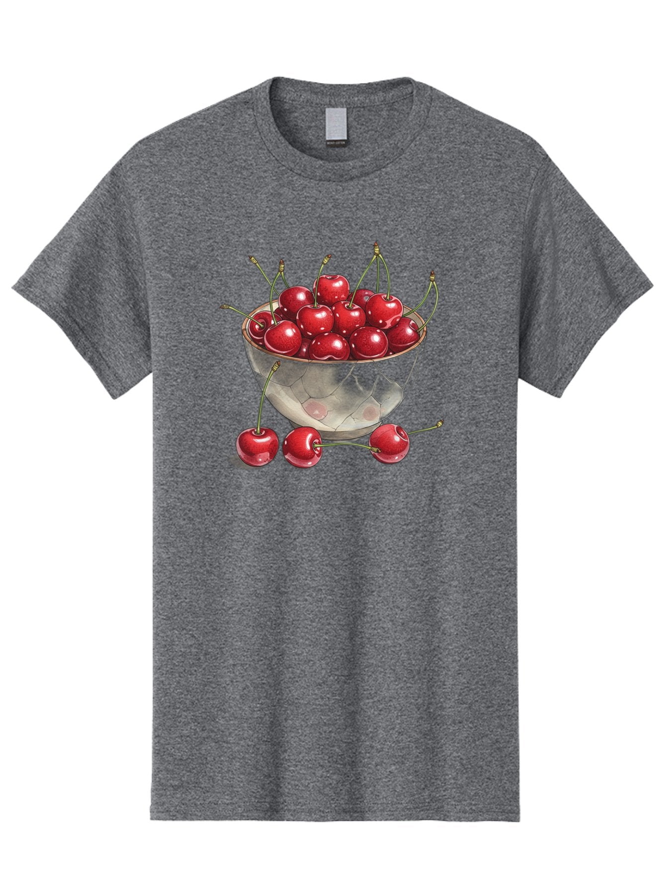 Cherries-In-Bowl-11 Men'S Graphic Tee, 100% Cotton, Comfortable Casual Summer Wear, Machine Washable, Vintage Camera, Old Camera, Antique Camera, Black Camera, Classic Photography, Photography Equipment, Nostalgic Device, Film Camera, Bai675 4