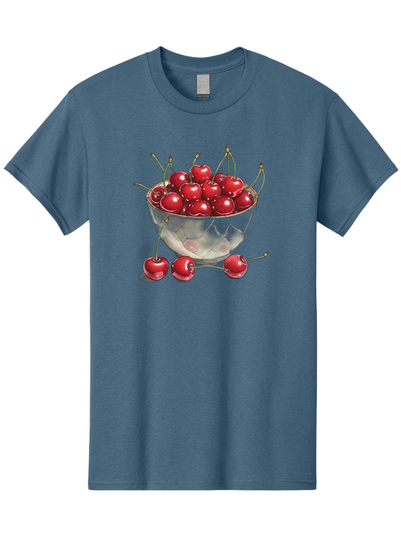 Cherries-In-Bowl-11 Men'S Graphic Tee, 100% Cotton, Comfortable Casual Summer Wear, Machine Washable, Vintage Camera, Old Camera, Antique Camera, Black Camera, Classic Photography, Photography Equipment, Nostalgic Device, Film Camera, Bai675 5