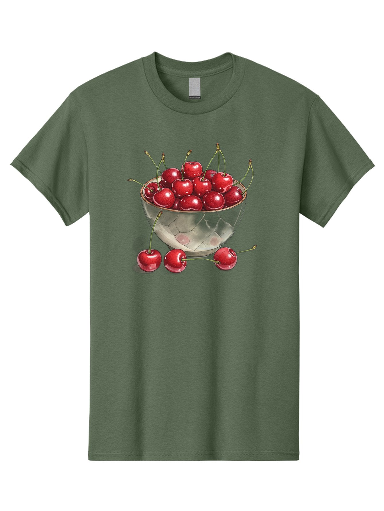 Cherries-In-Bowl-11 Men'S Graphic Tee, 100% Cotton, Comfortable Casual Summer Wear, Machine Washable, Vintage Camera, Old Camera, Antique Camera, Black Camera, Classic Photography, Photography Equipment, Nostalgic Device, Film Camera, Bai675 6
