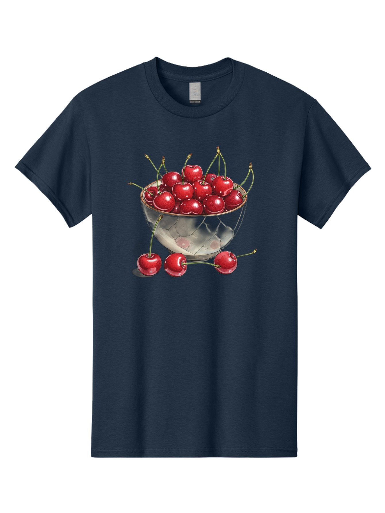 Cherries-In-Bowl-11 Men'S Graphic Tee, 100% Cotton, Comfortable Casual Summer Wear, Machine Washable, Vintage Camera, Old Camera, Antique Camera, Black Camera, Classic Photography, Photography Equipment, Nostalgic Device, Film Camera, Bai675 13